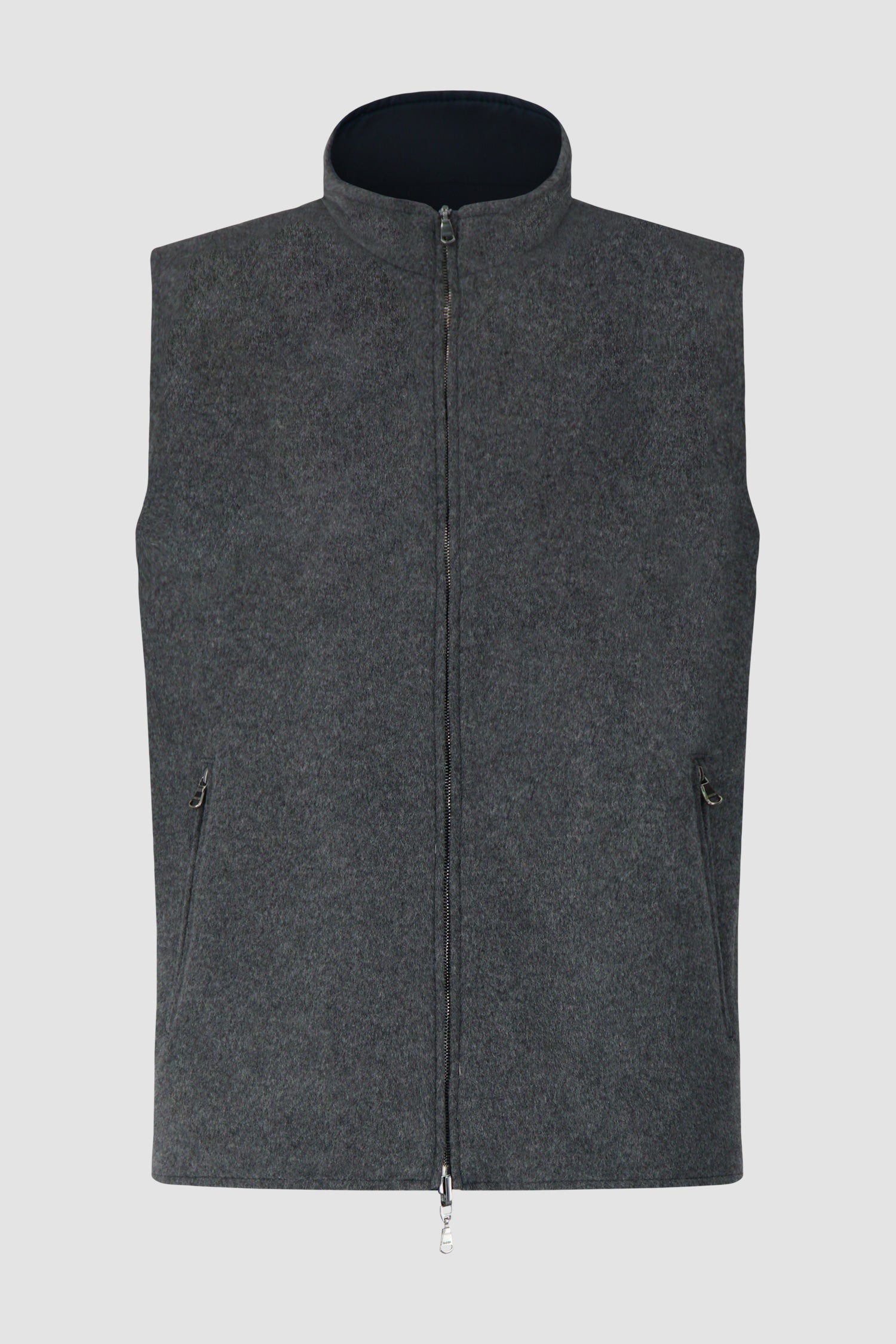 Barba Napoli Navy and Grey Double Sided Vest