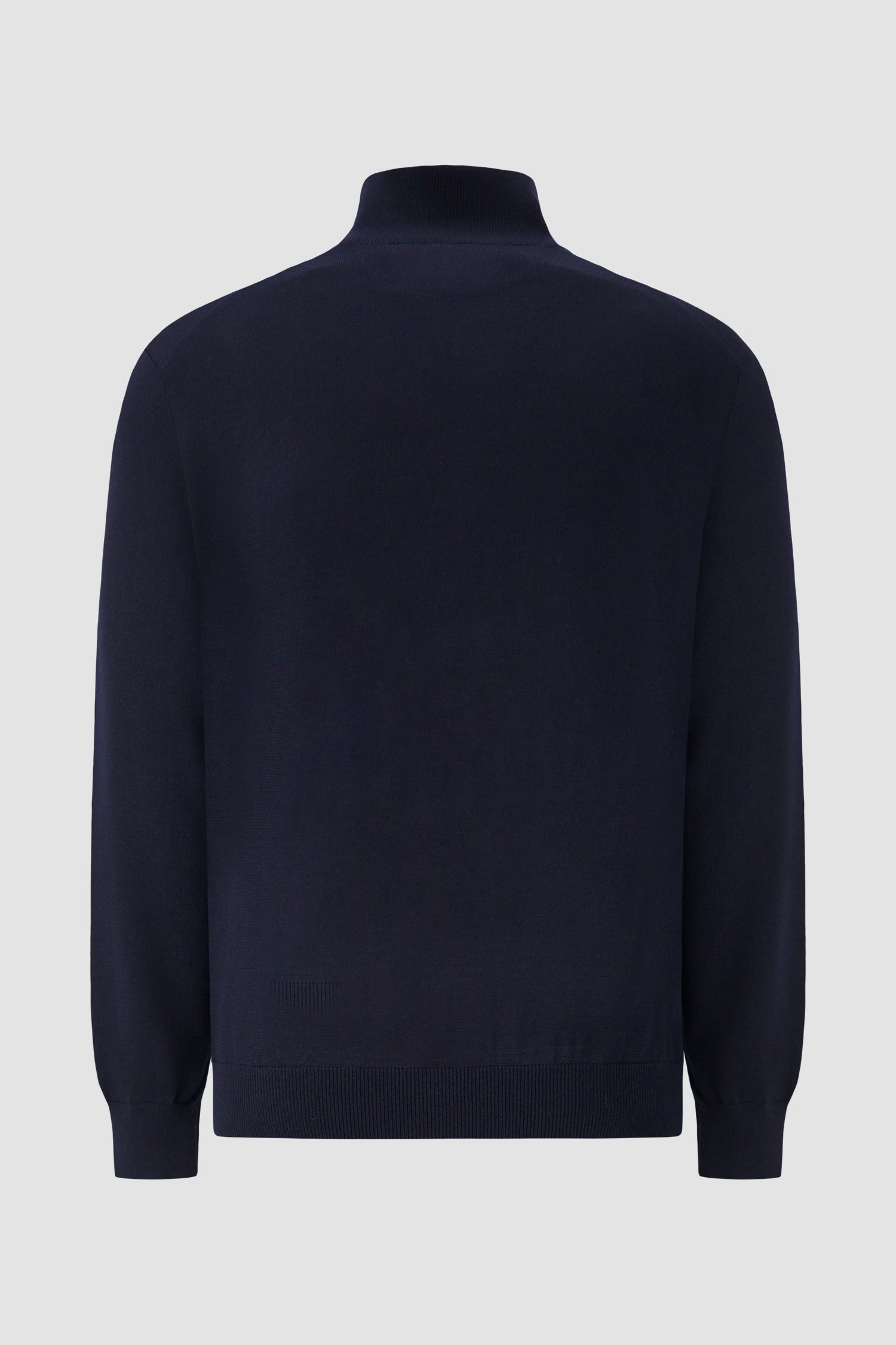 Paul & Shark Navy Quarter-Zip Knit Sweater