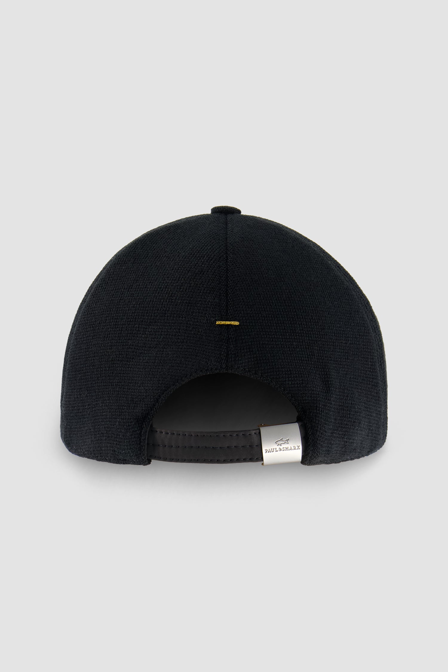 Paul & Shark Black Textured Baseball Cap