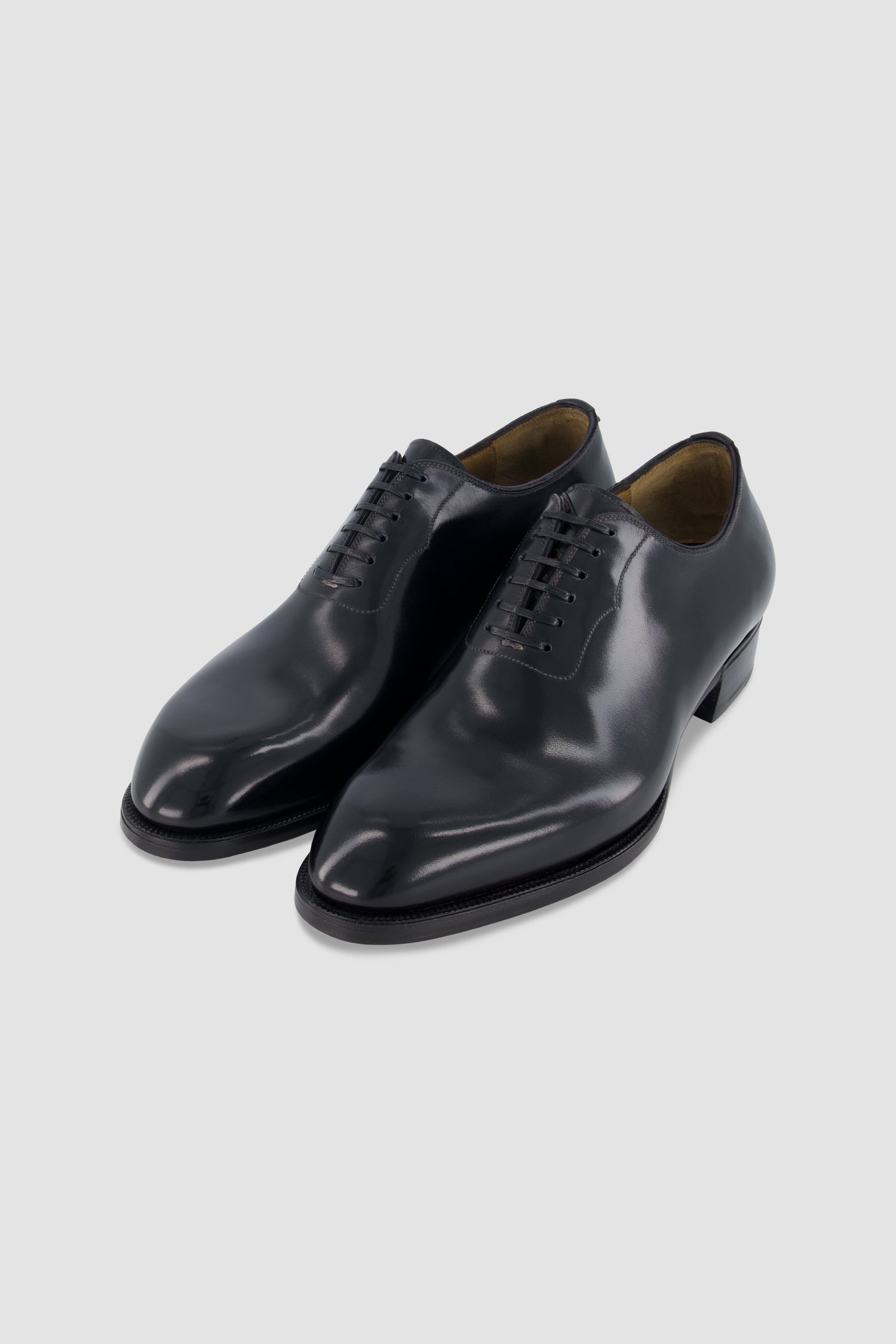Antonio Meccariello Black Calf Leather Wholecut Oxford