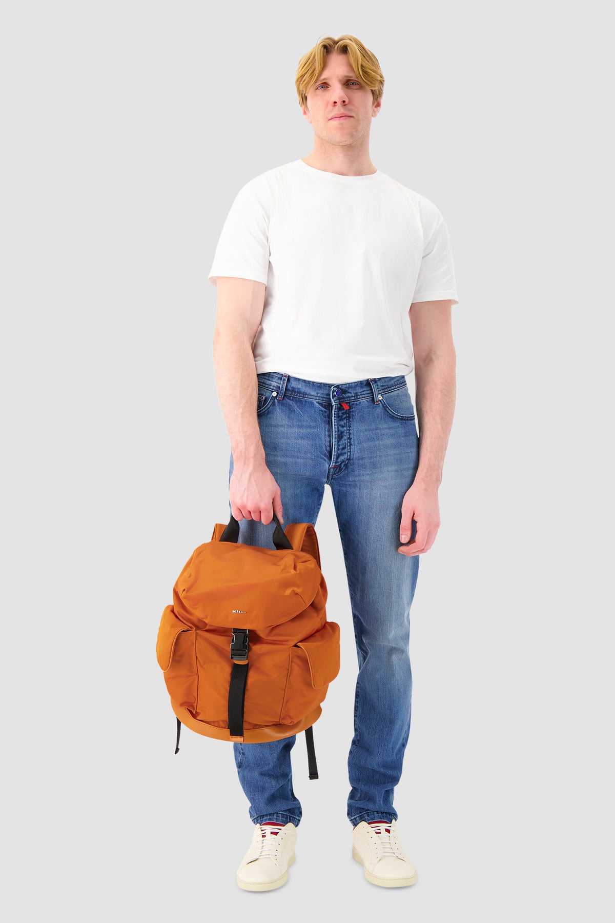 Kiton Orange Technical Backpack