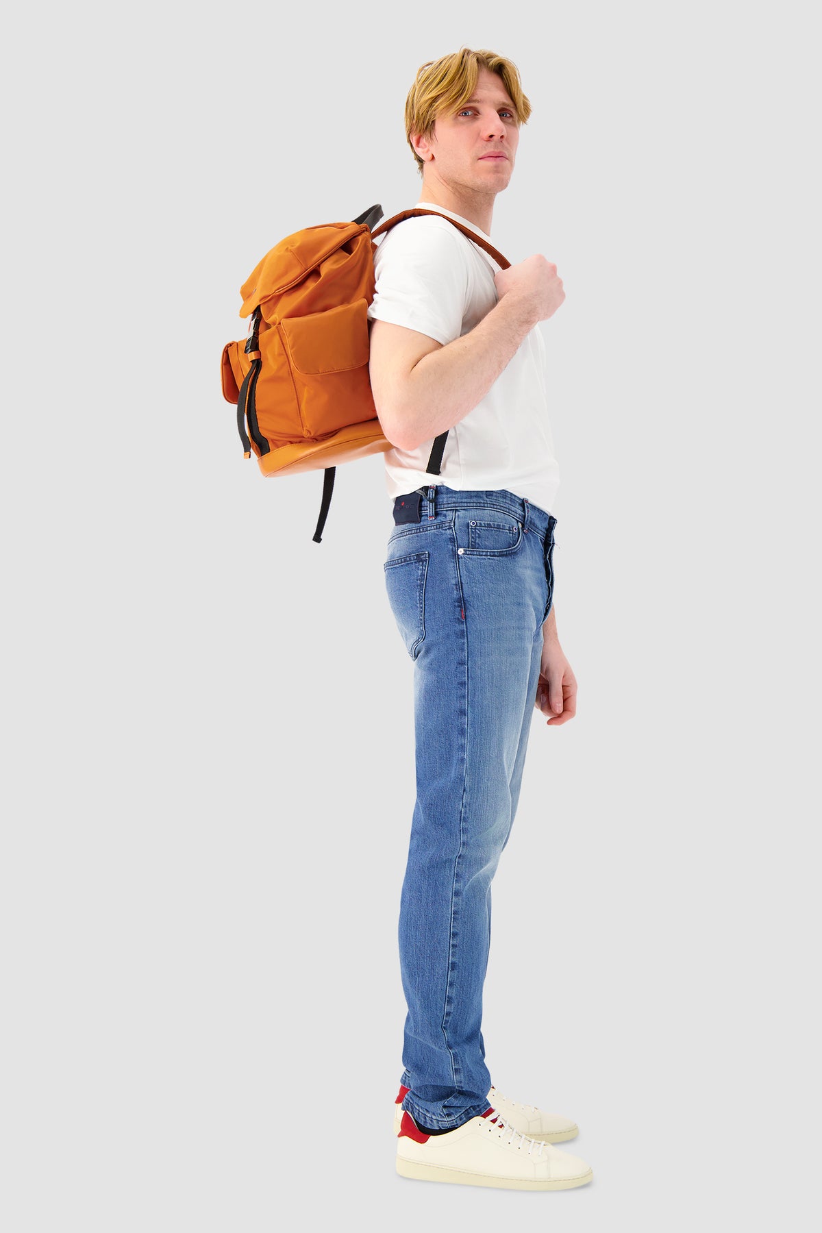 Kiton Orange Technical Backpack