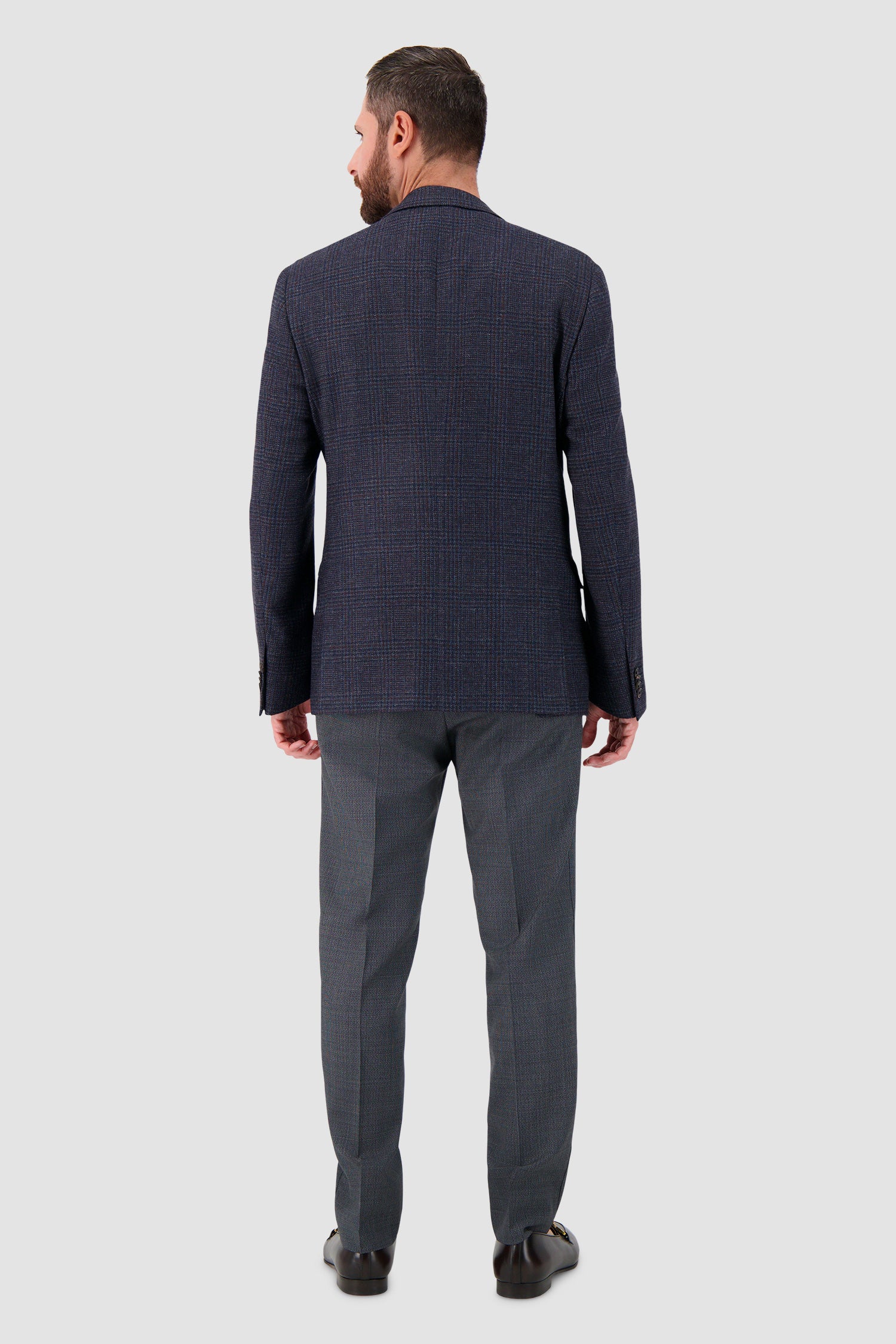 Veste en laine Corneliani - Marine/Marron