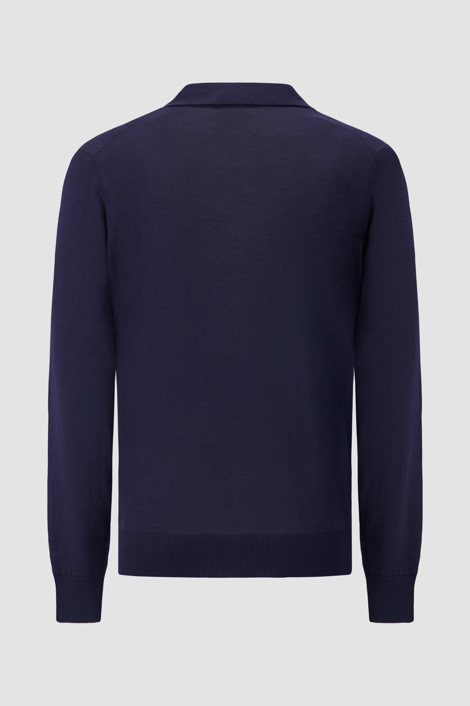 Polo zippé en cachemire vert armée Pashmere avec détail en maille ajourée
