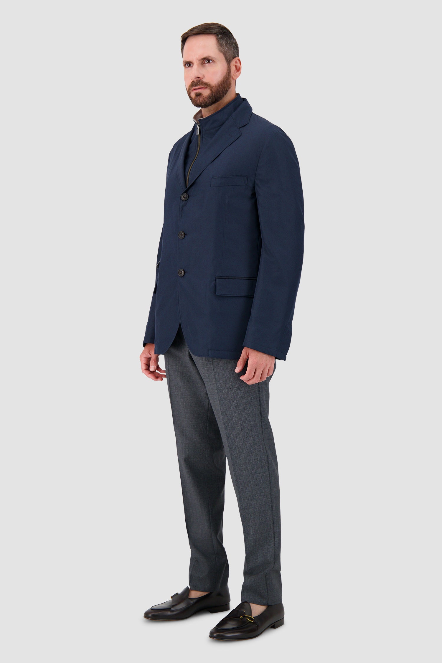 Veste Corneliani en nylon avec empiècement