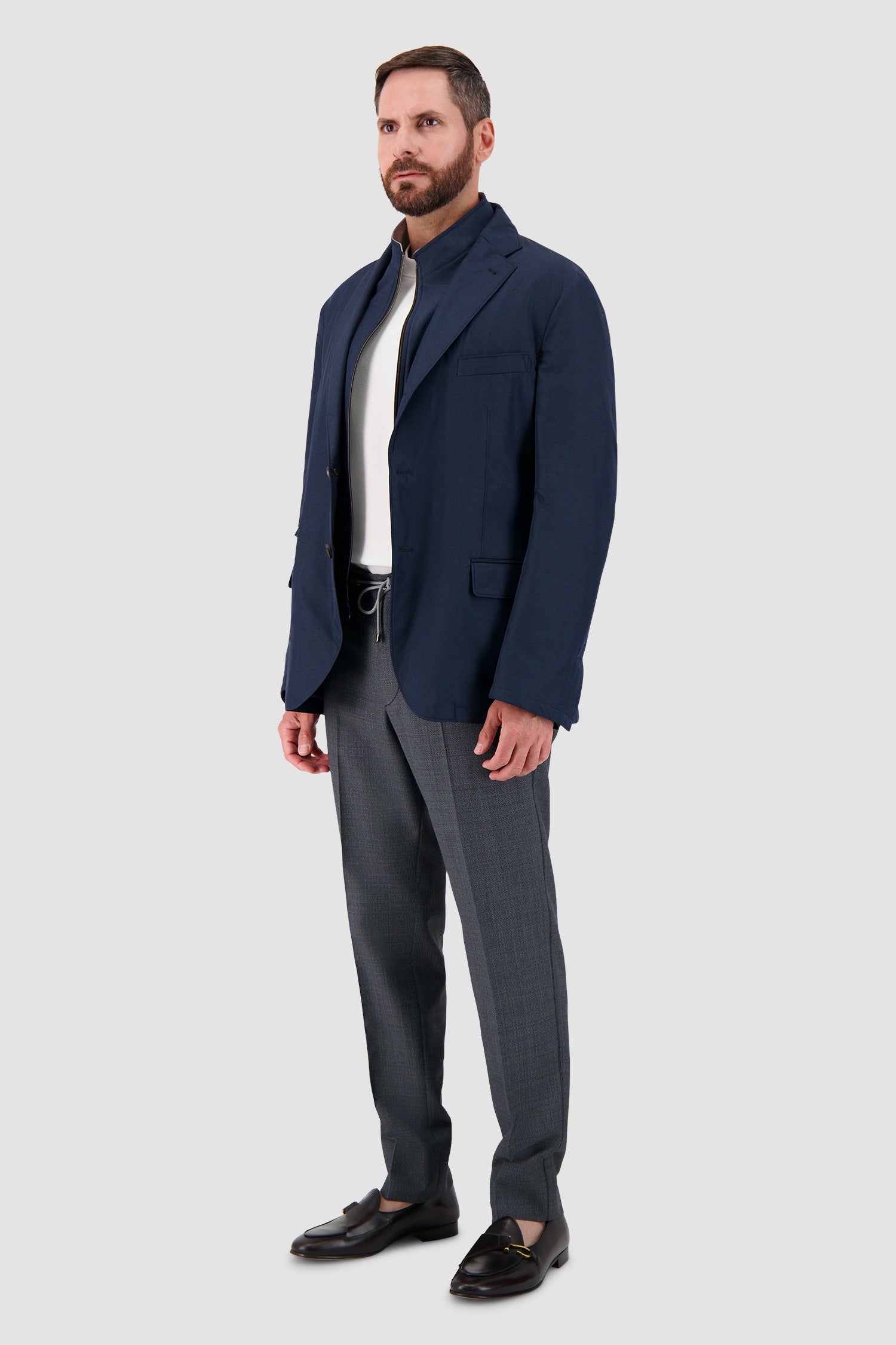 Veste Corneliani en nylon avec empiècement