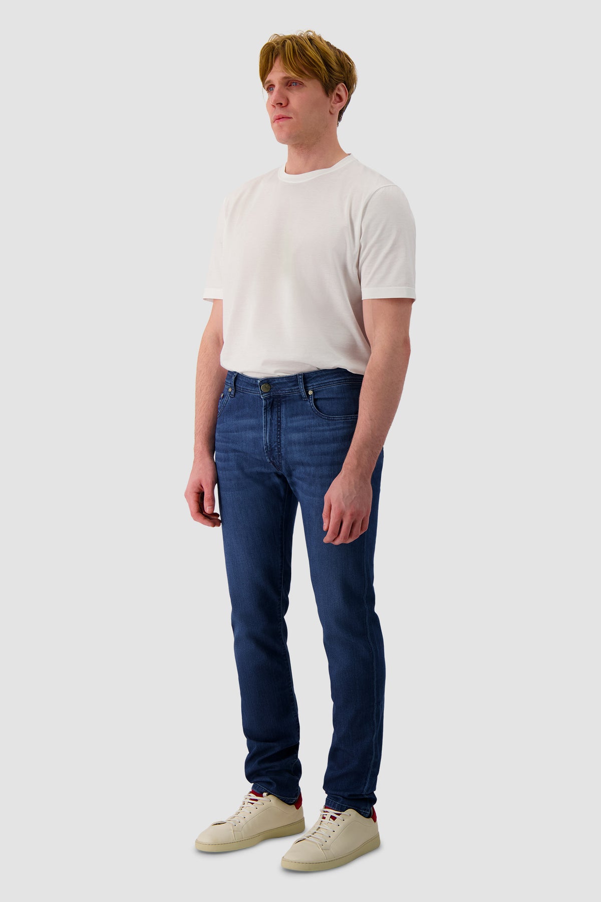 Corneliani Blue Stretch Denim