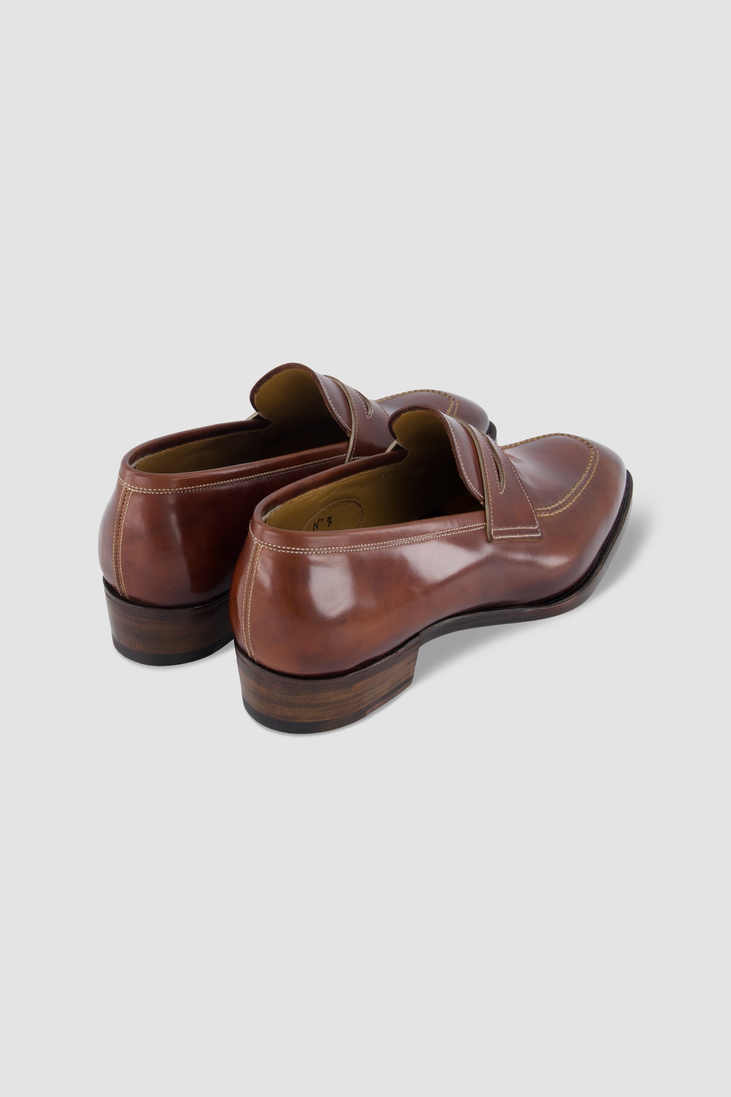 Antonio Meccariello Brown Calf Leather Penny Loafer