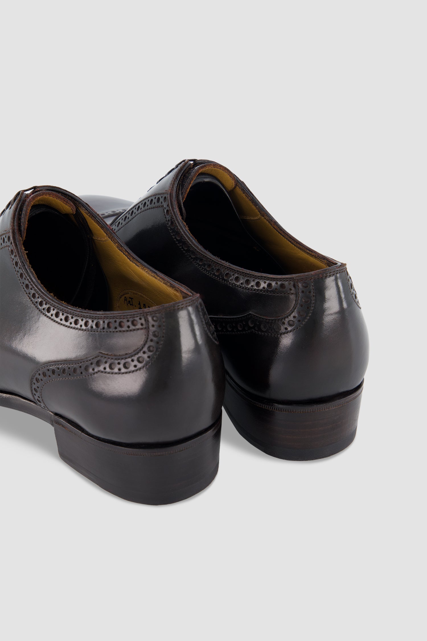 Antonio Meccariello Brown Calf Leather Cap-Toe Oxford