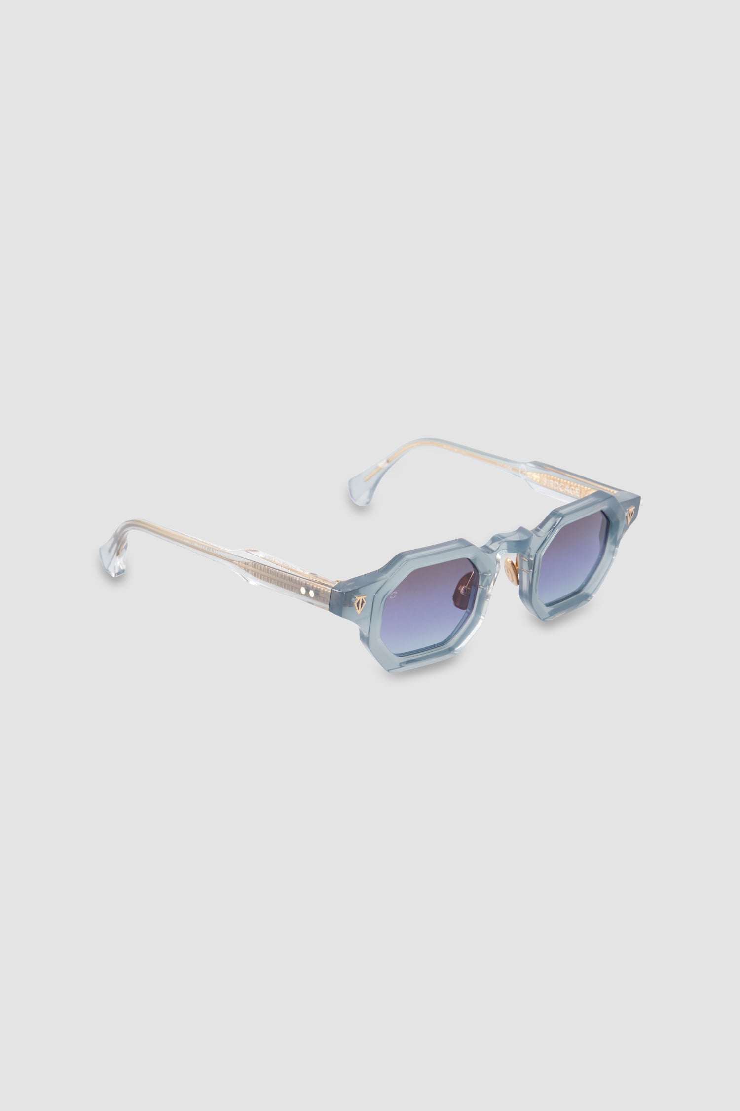 T Henri Turquoise Birdcage Sunglasses