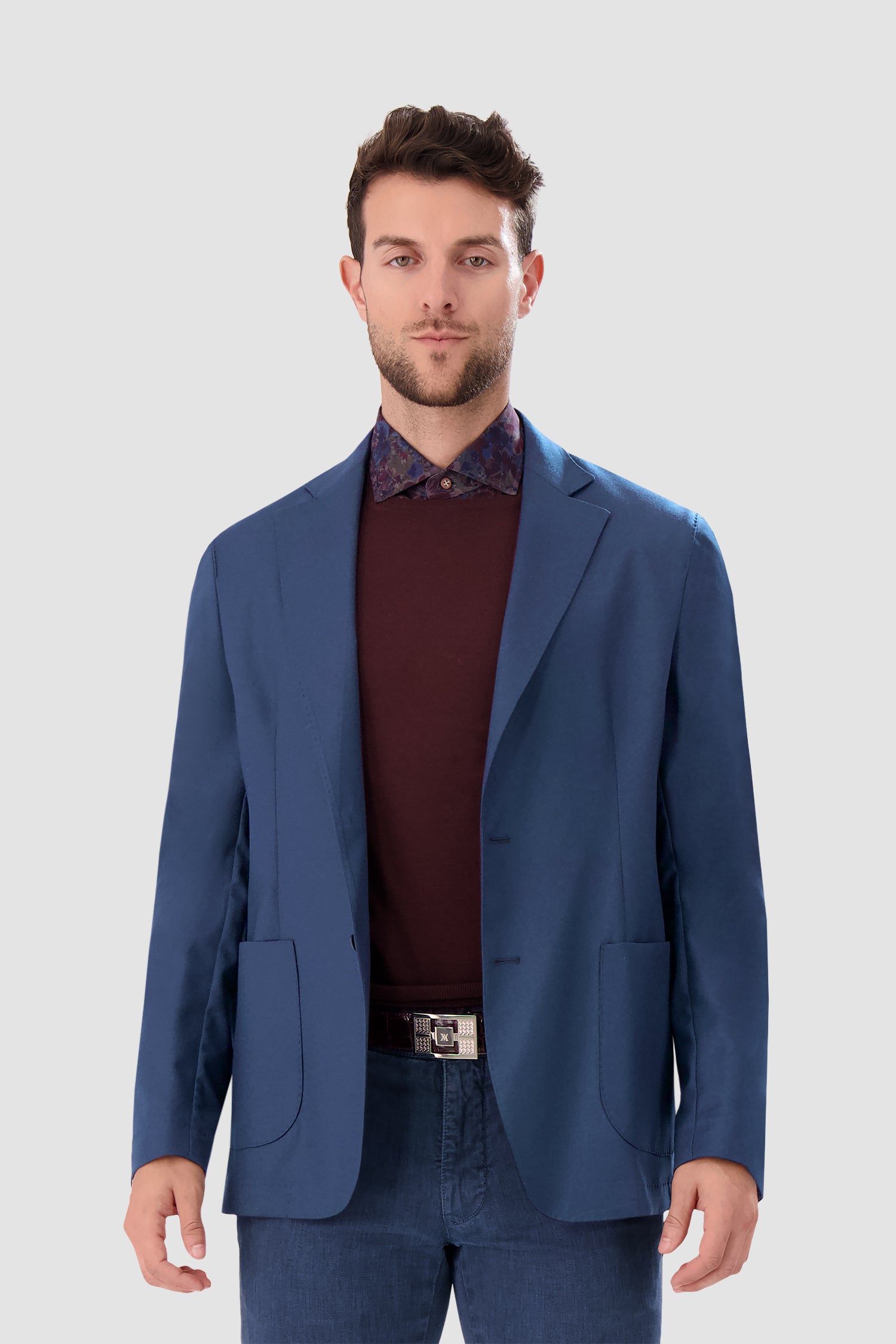 Barba Napoli Blue Easy J Mono Blazer