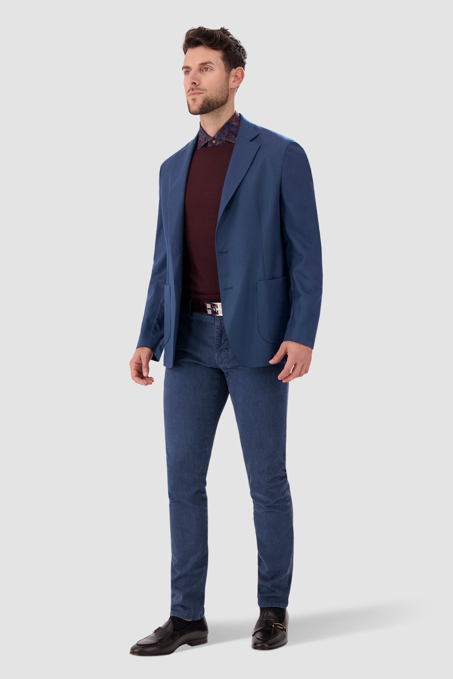 Barba Napoli Blue Easy J Mono Blazer