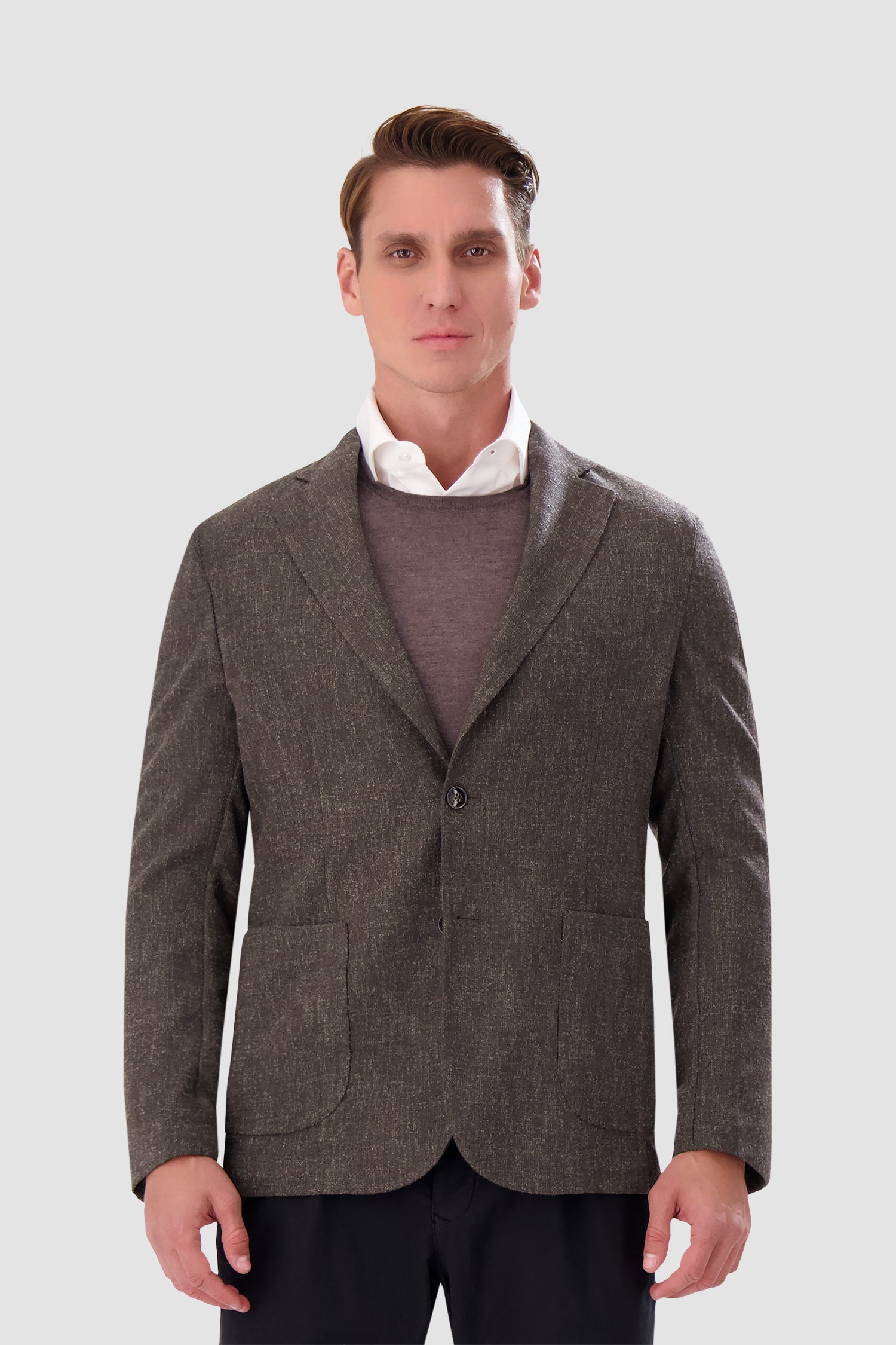 Barba Napoli Brown Easy J Mono Blazer