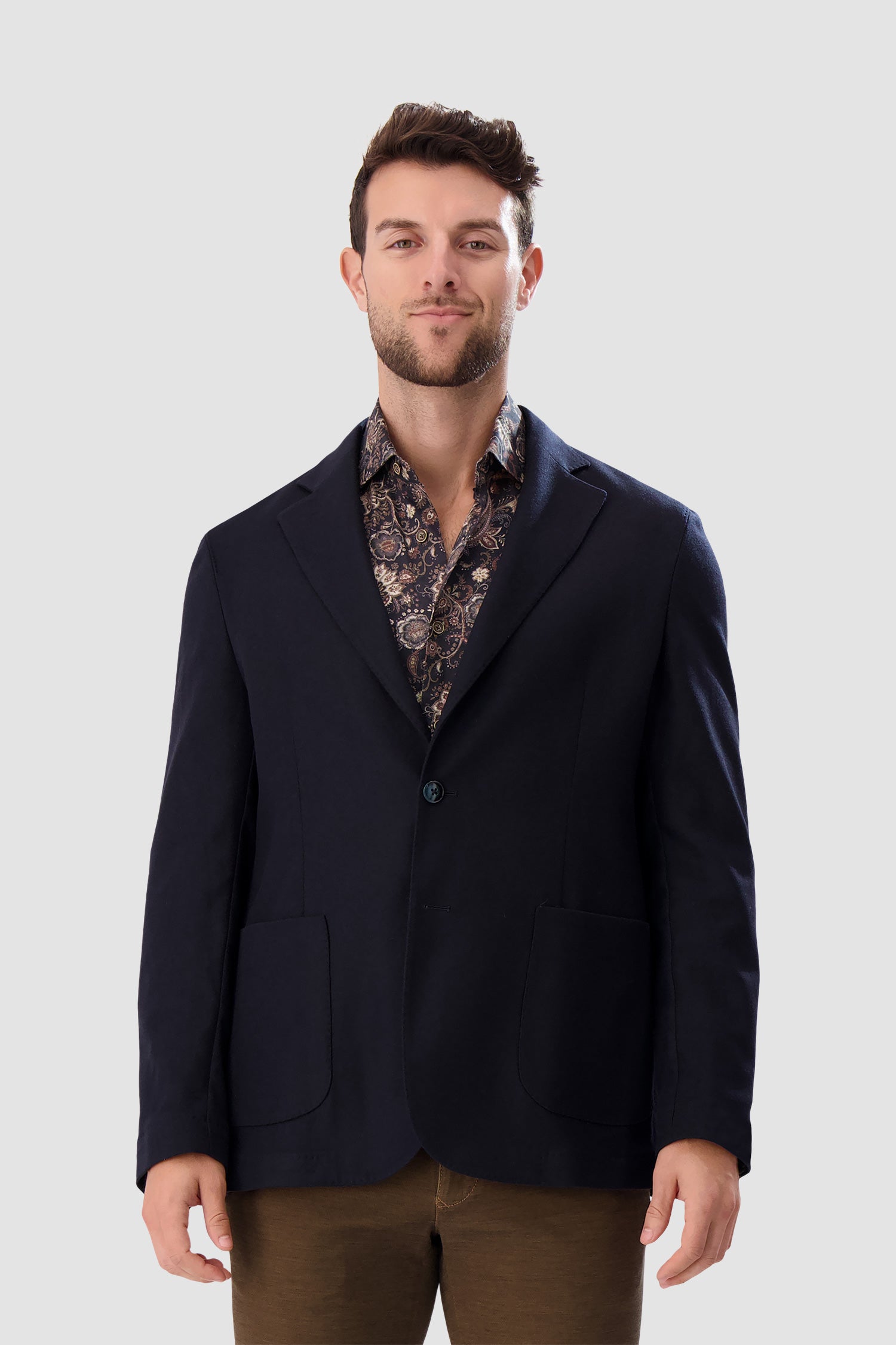 Barba Napoli Navy Easy J Mono Blazer