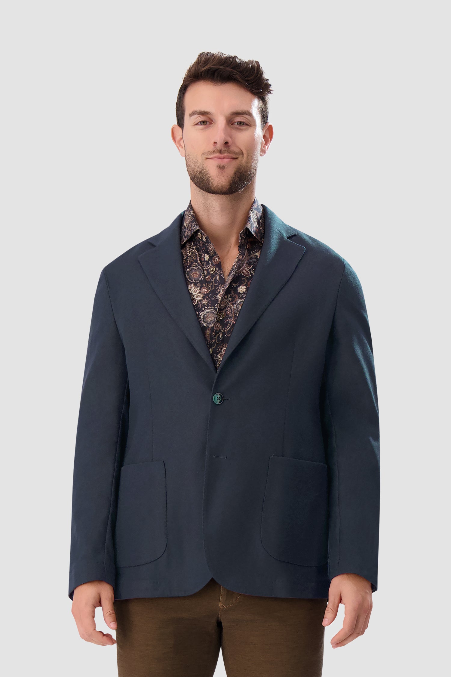 Barba Napoli Navy Easy J Mono Blazer