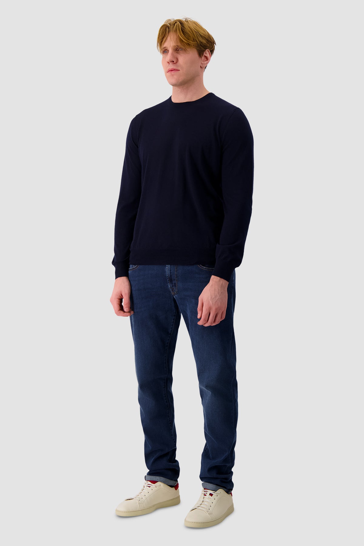 Barba Napoli Navy Cashmere Sweater