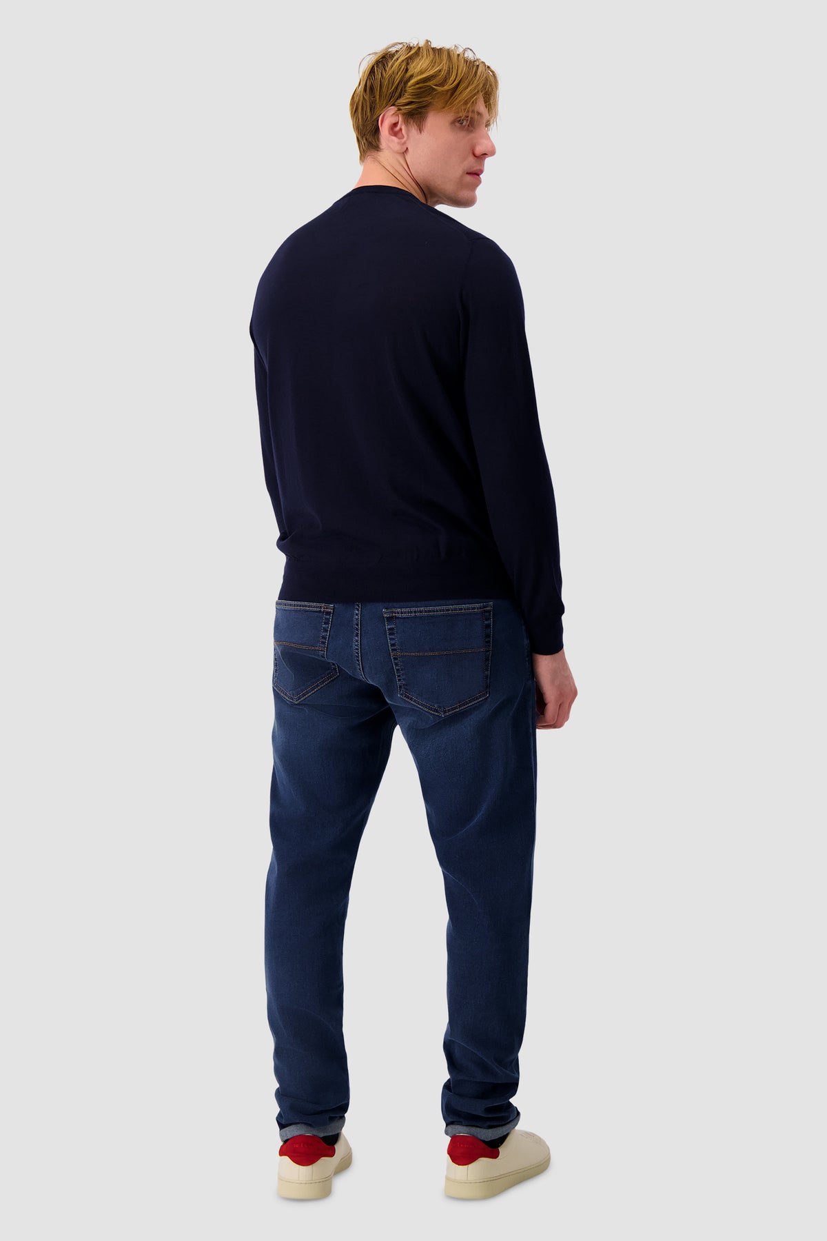 Barba Napoli Navy Cashmere Sweater