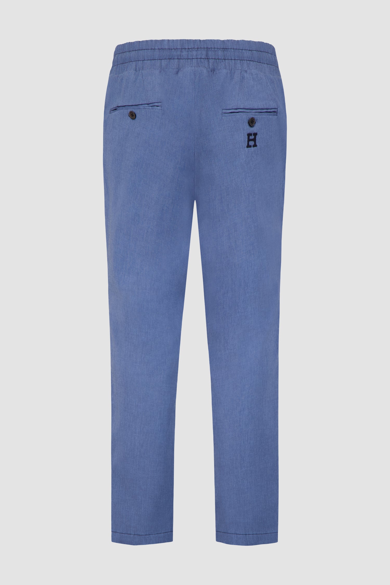 Hettabretz Blue Linen/Cotton Trousers