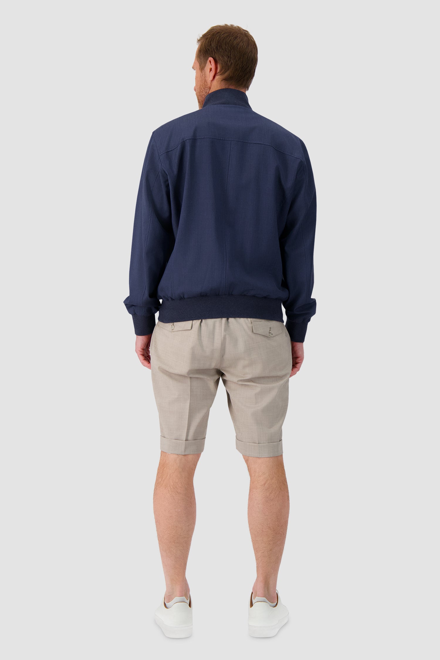 Barba Napoli Navy Bomber Jacket