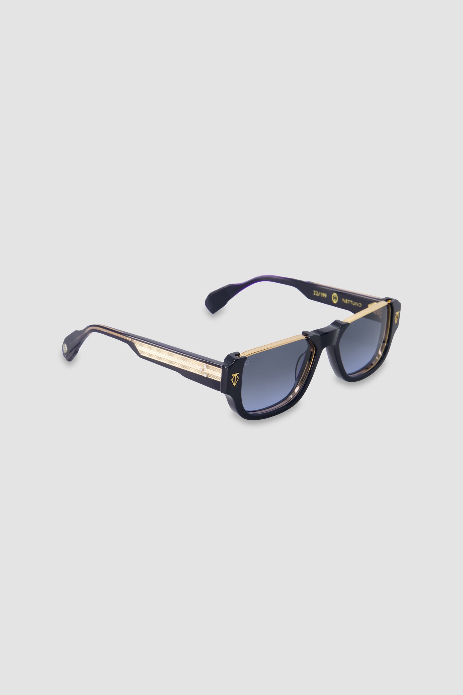 T Henri Navy/Gold Nettuno Sunglasses