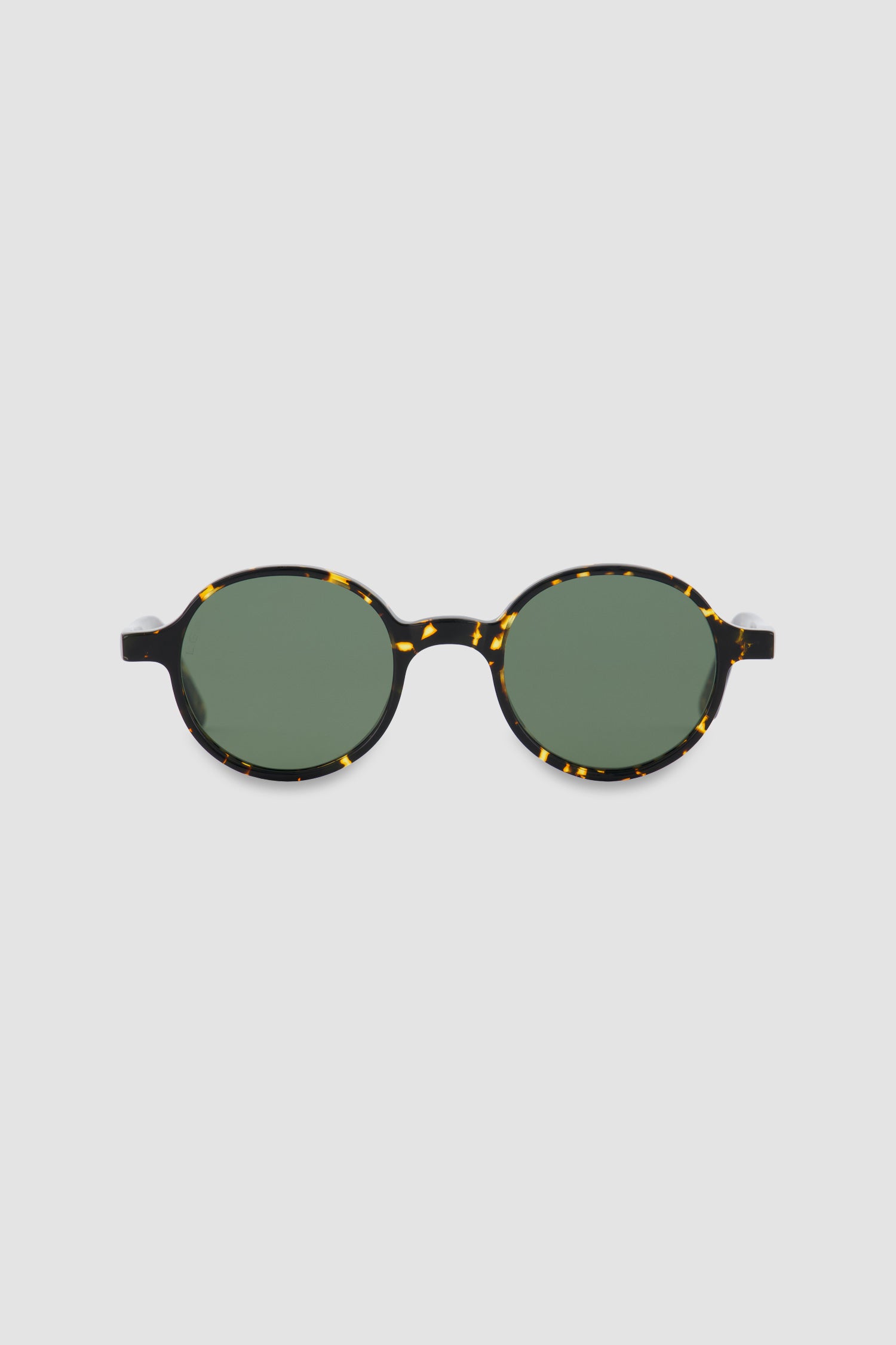 L.G.R Havana Scuro/Flat Green 48' Reunion Sunglasses