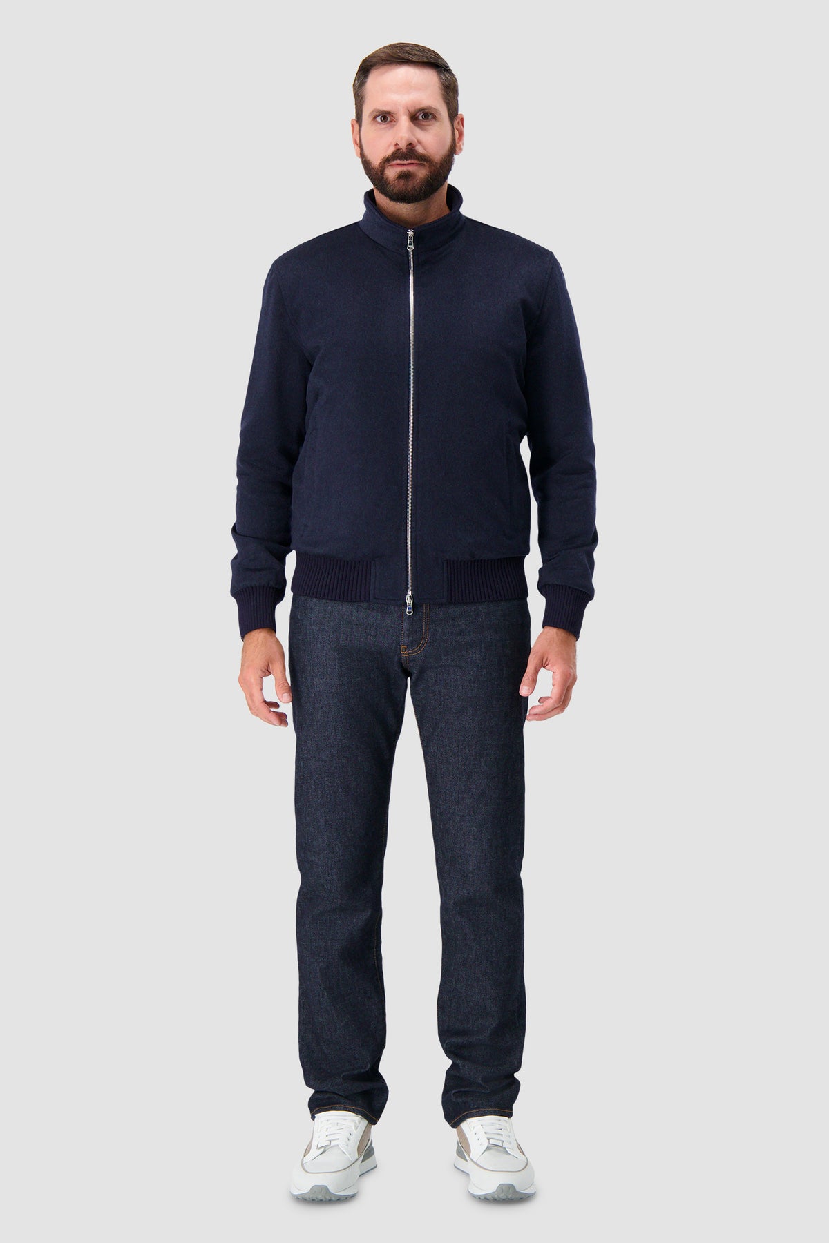 Barba Napoli Navy Cashmere Sport Jacket