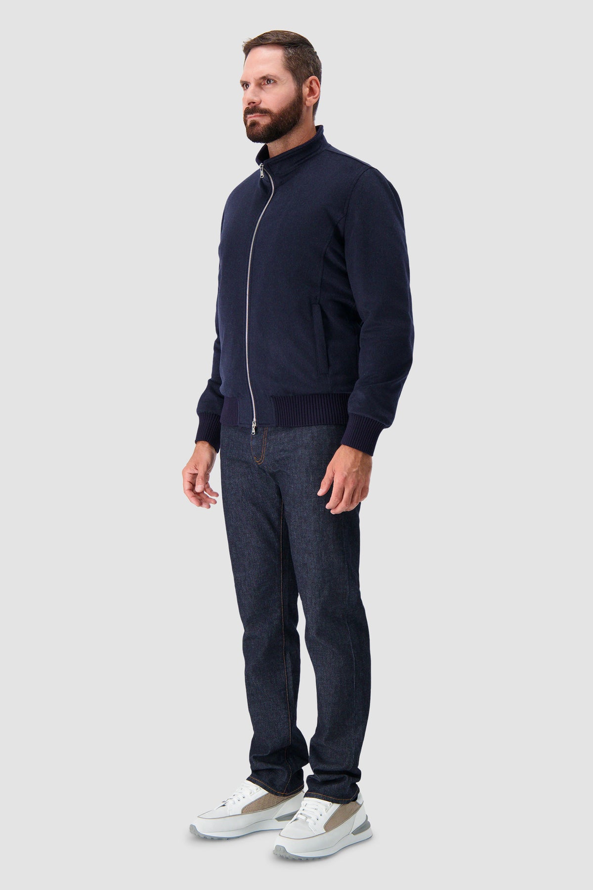 Barba Napoli Navy Cashmere Sport Jacket