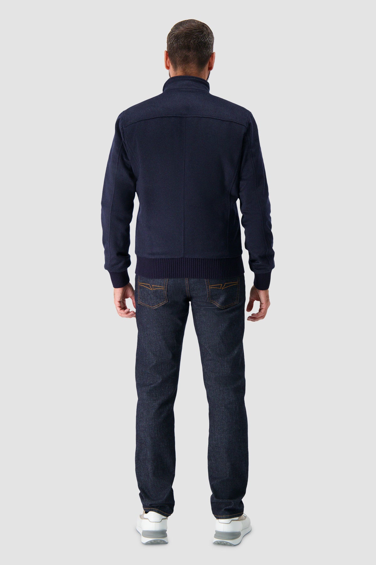 Barba Napoli Navy Cashmere Sport Jacket
