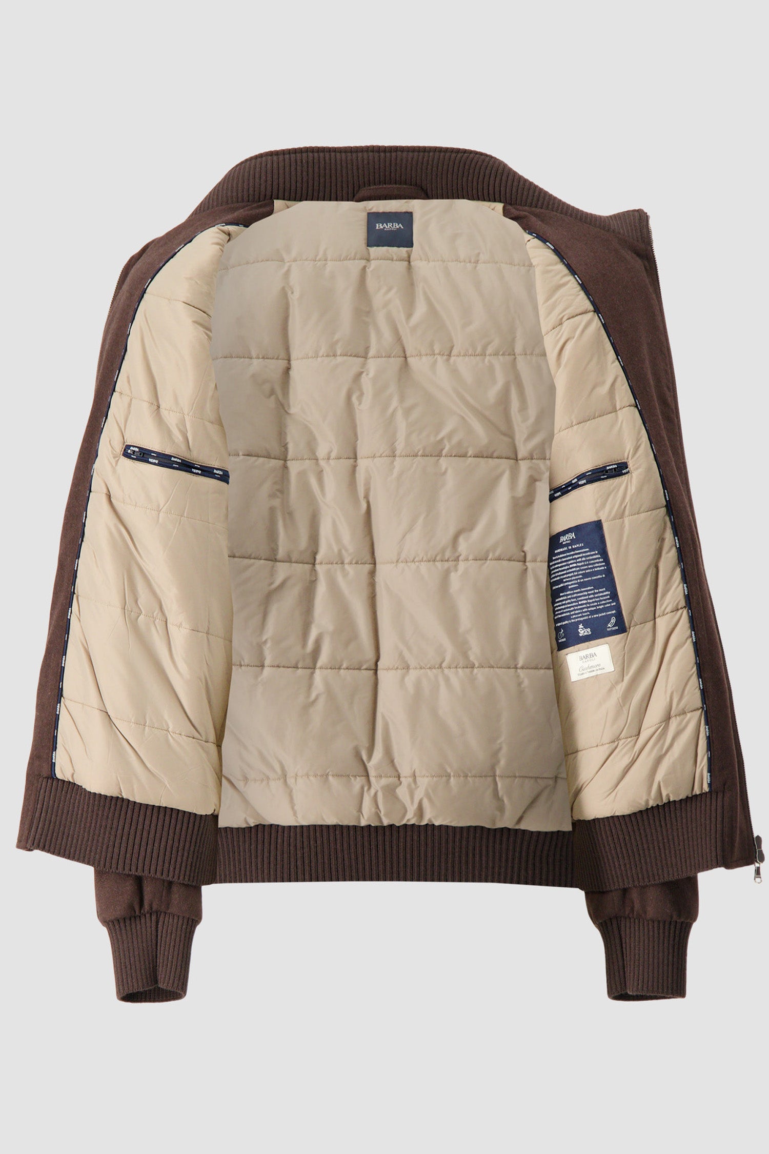 Barba Napoli Brown Cashmere Sport Jacket