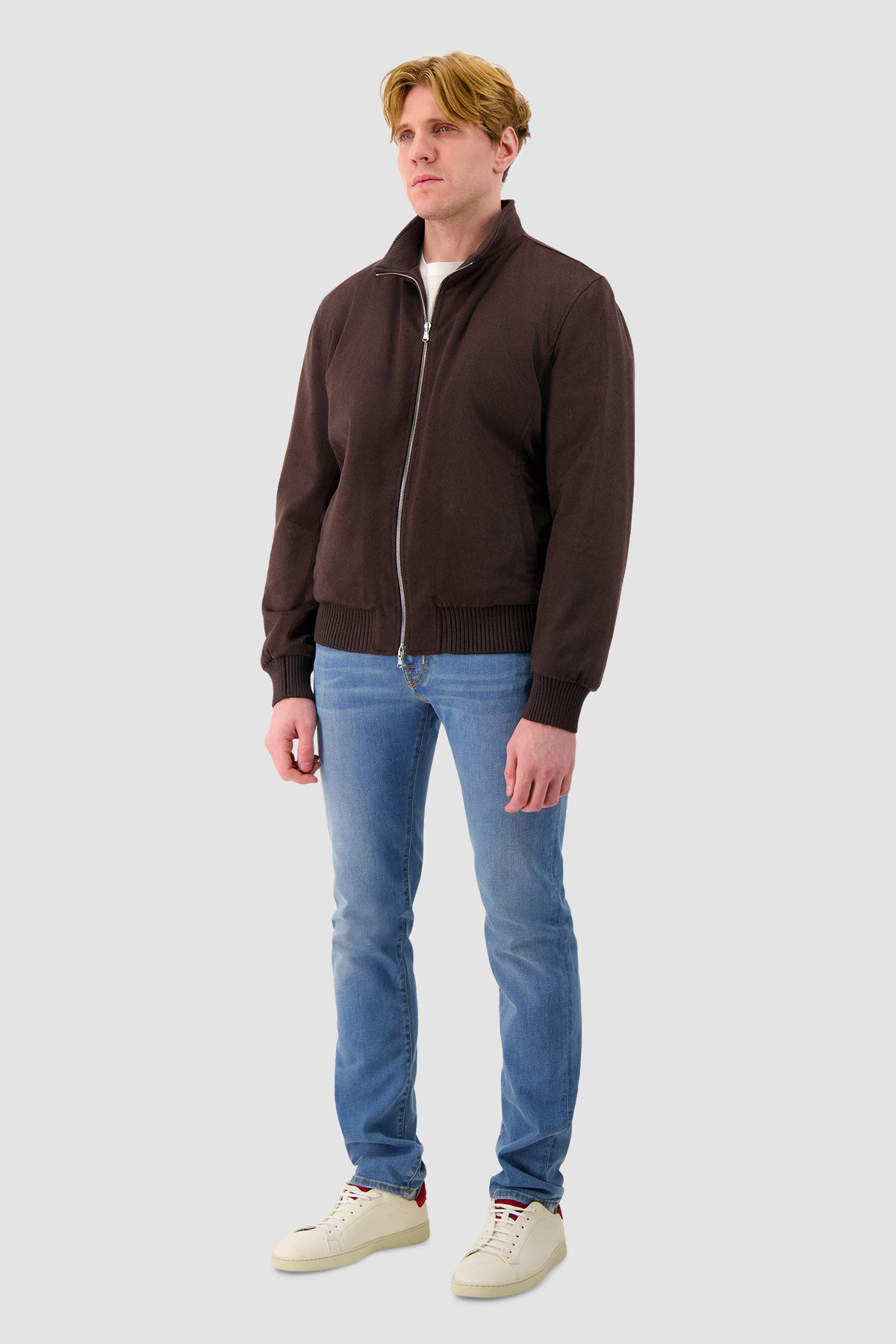 Barba Napoli Brown Cashmere Sport Jacket