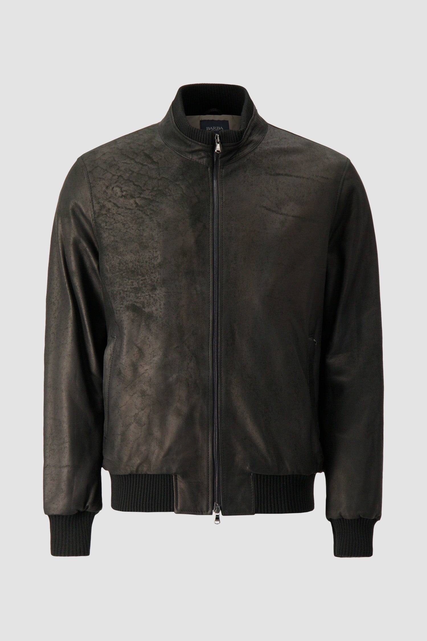 Barba Napoli Black Suede Ranger Sport Jacket