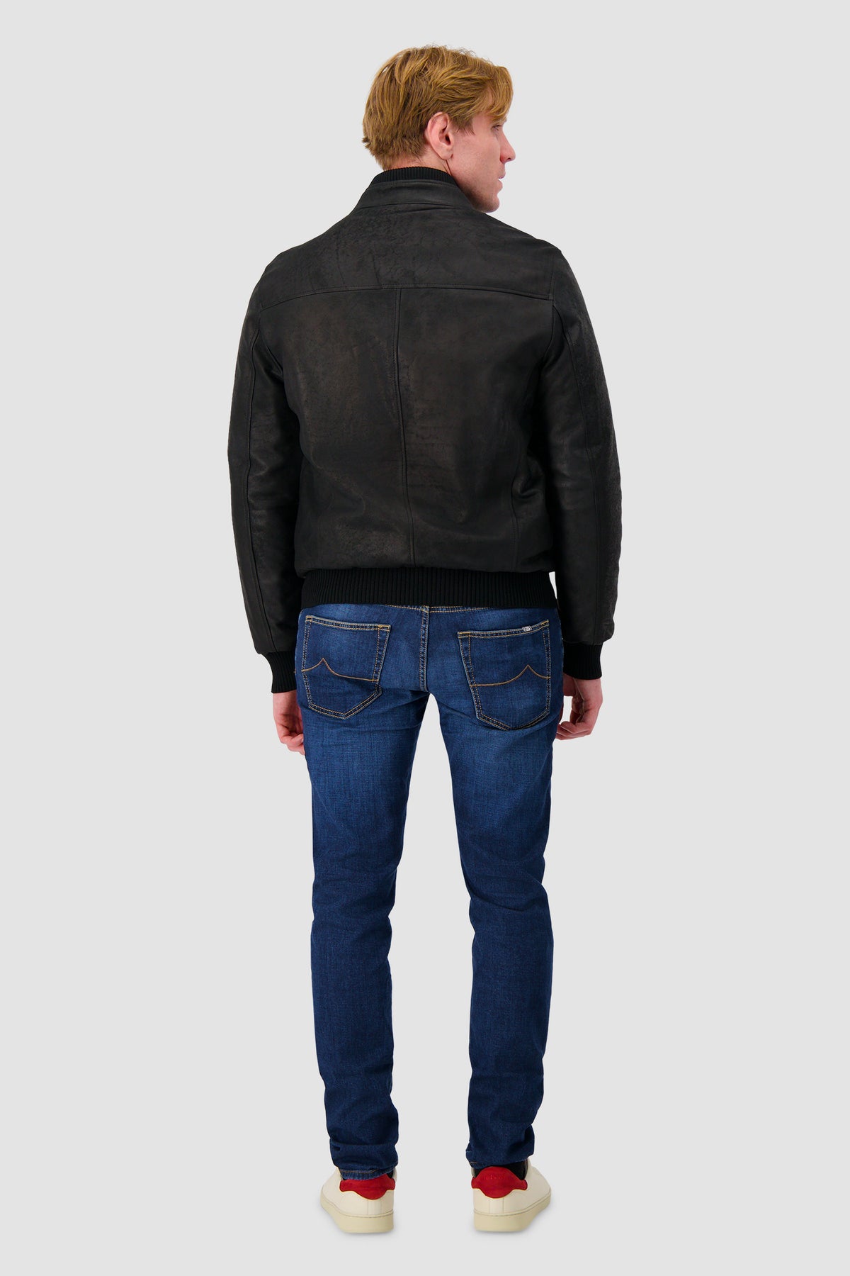Barba Napoli Black Suede Ranger Sport Jacket