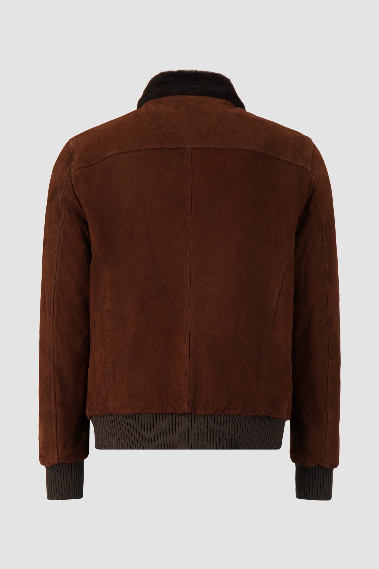 Barba Napoli Chocolate Brown Suede Boston Sport Jacket