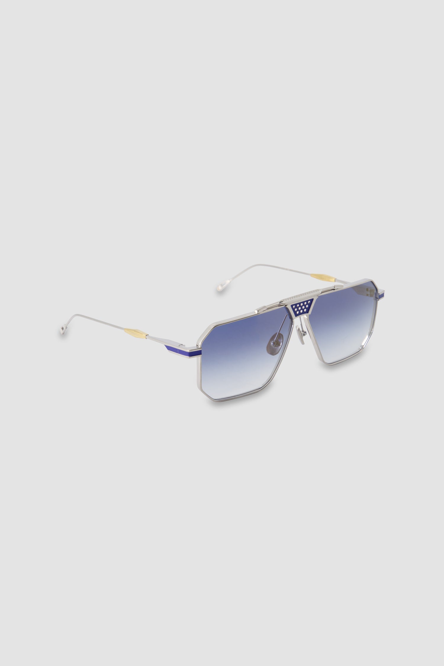 T Henri Silver/Blue Berlinette Sunglasses