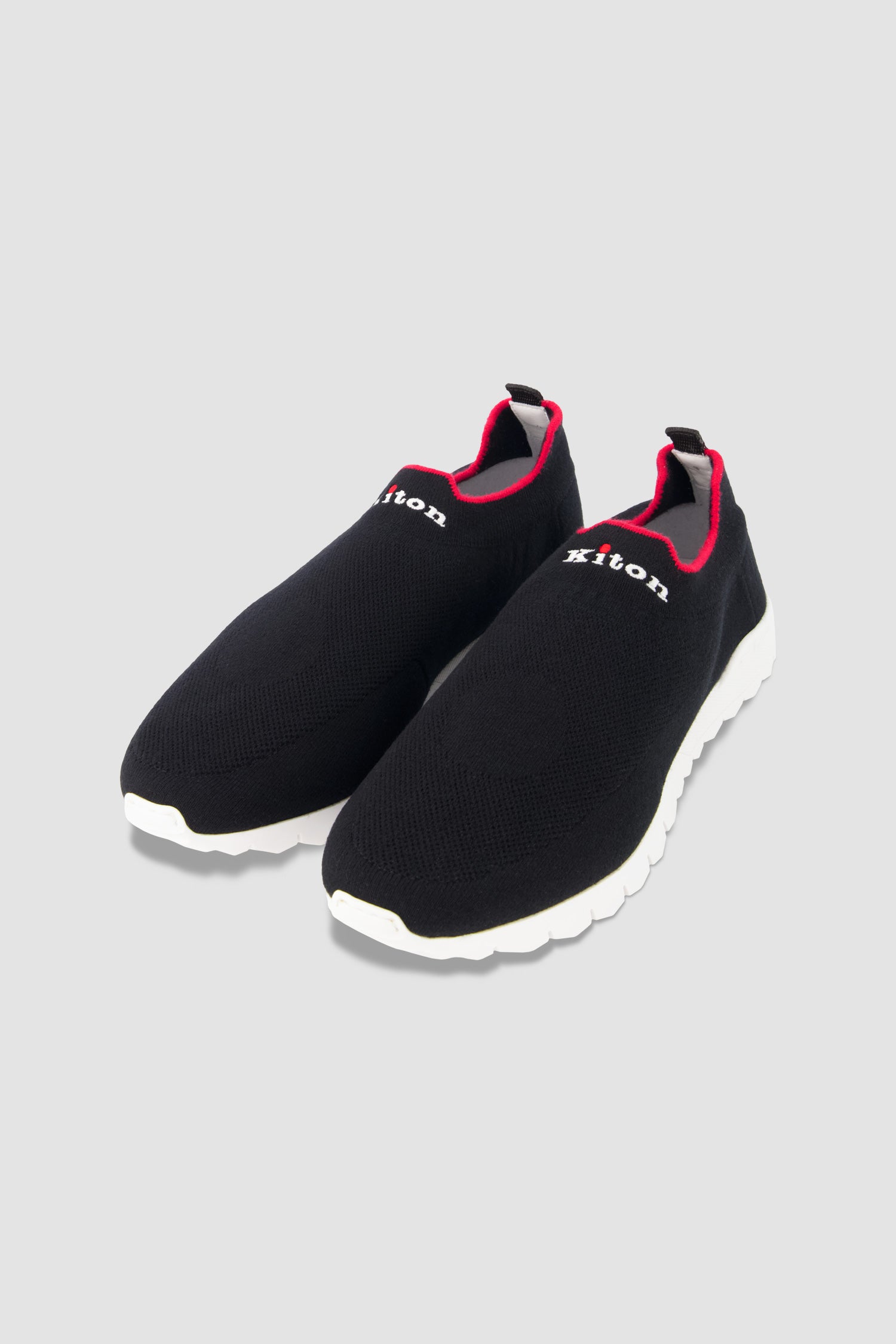 Kiton Black Sock Trainers