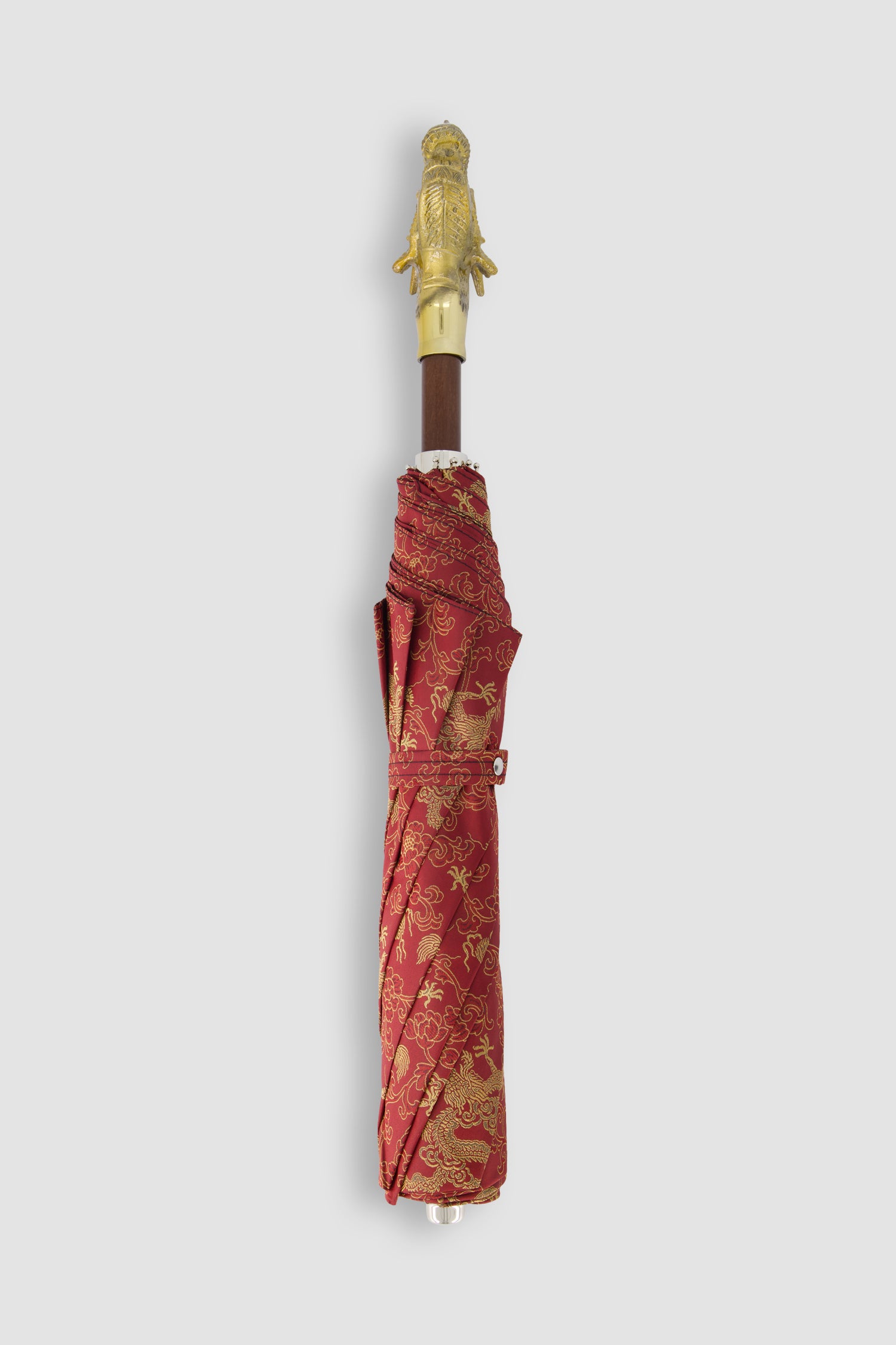 Pasotti Red/Gold Dragon Umbrella Compact