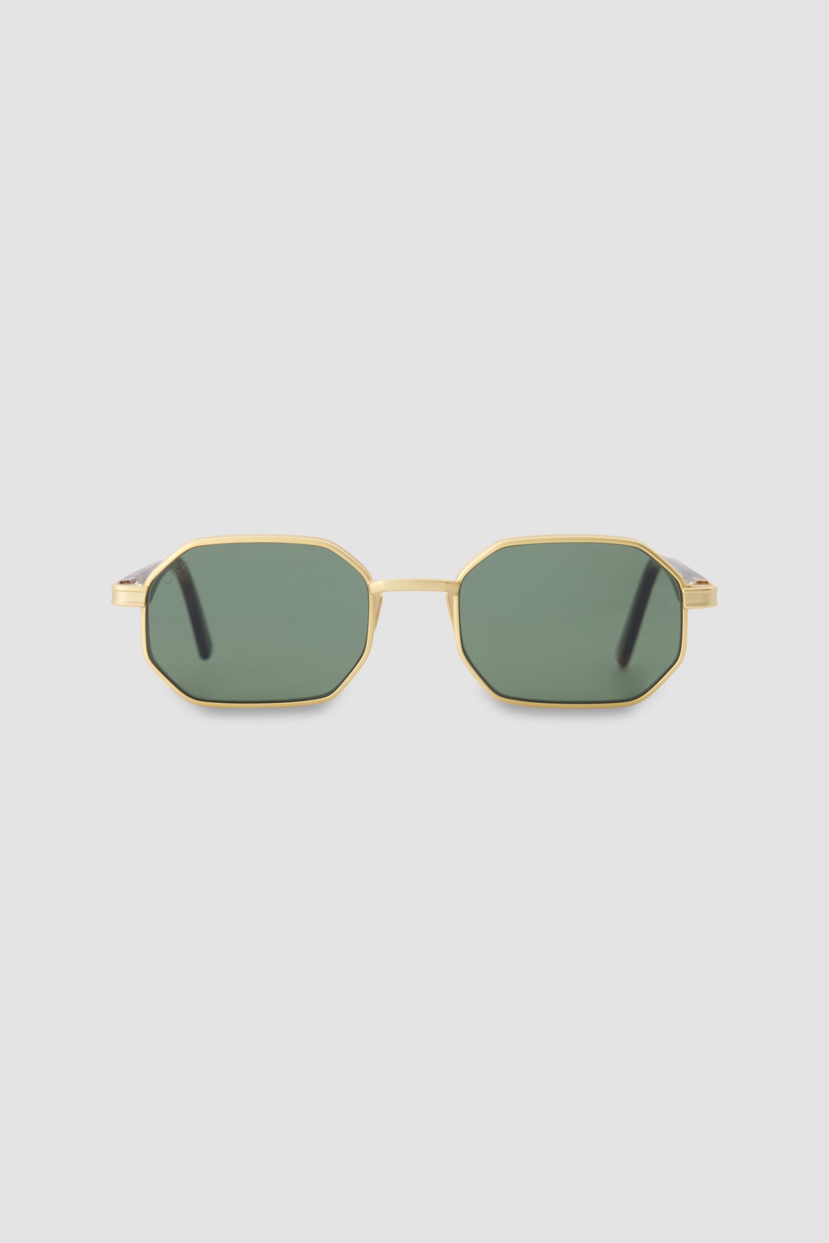 Lunettes de soleil L.G.R Gold Mat Havana Maculato/Vert plat Axum 50