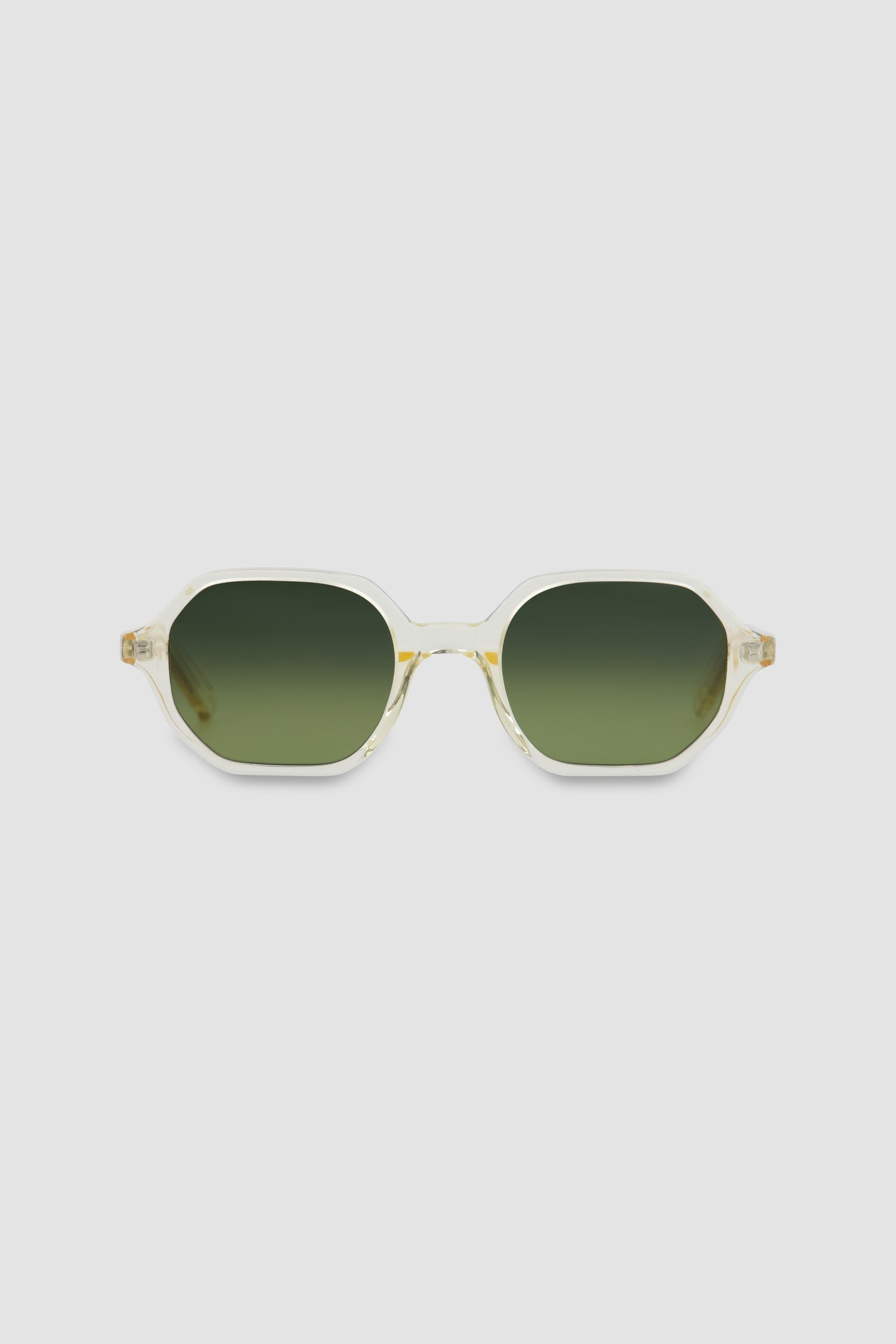 L.G.R Champagne/Green Gradient50' Zanzibar Sunglasses