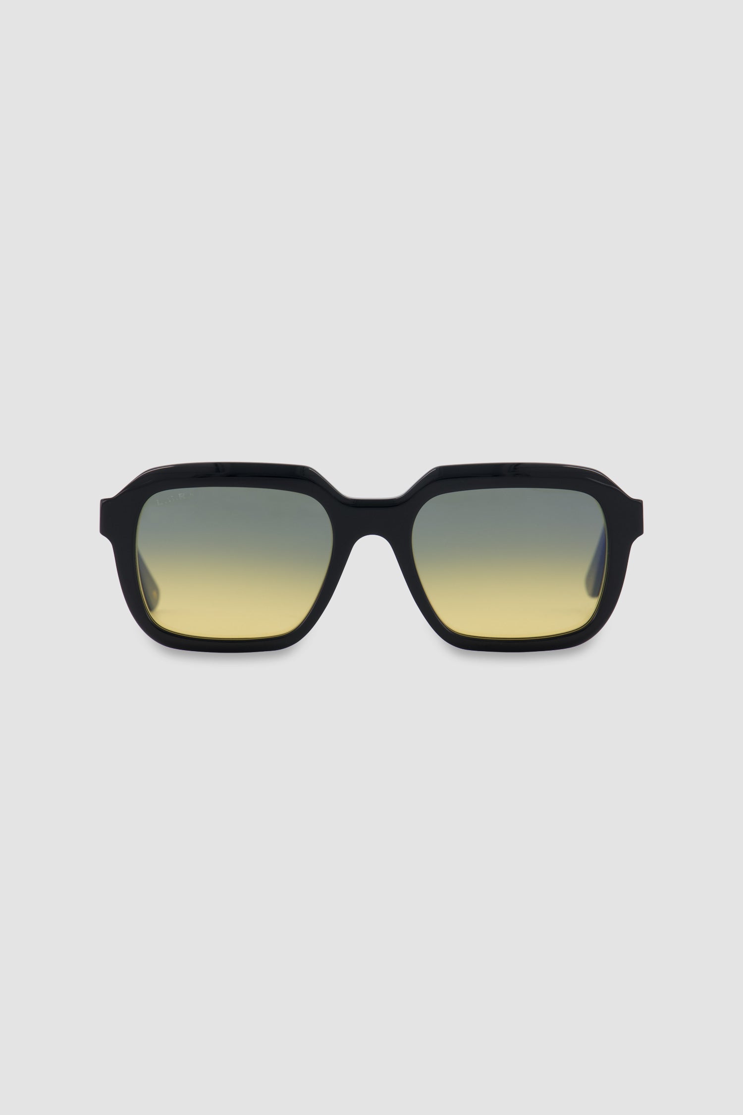 L.G.R Black/Yellow Gradient Photochromic 55' Raffaello Sunglasses
