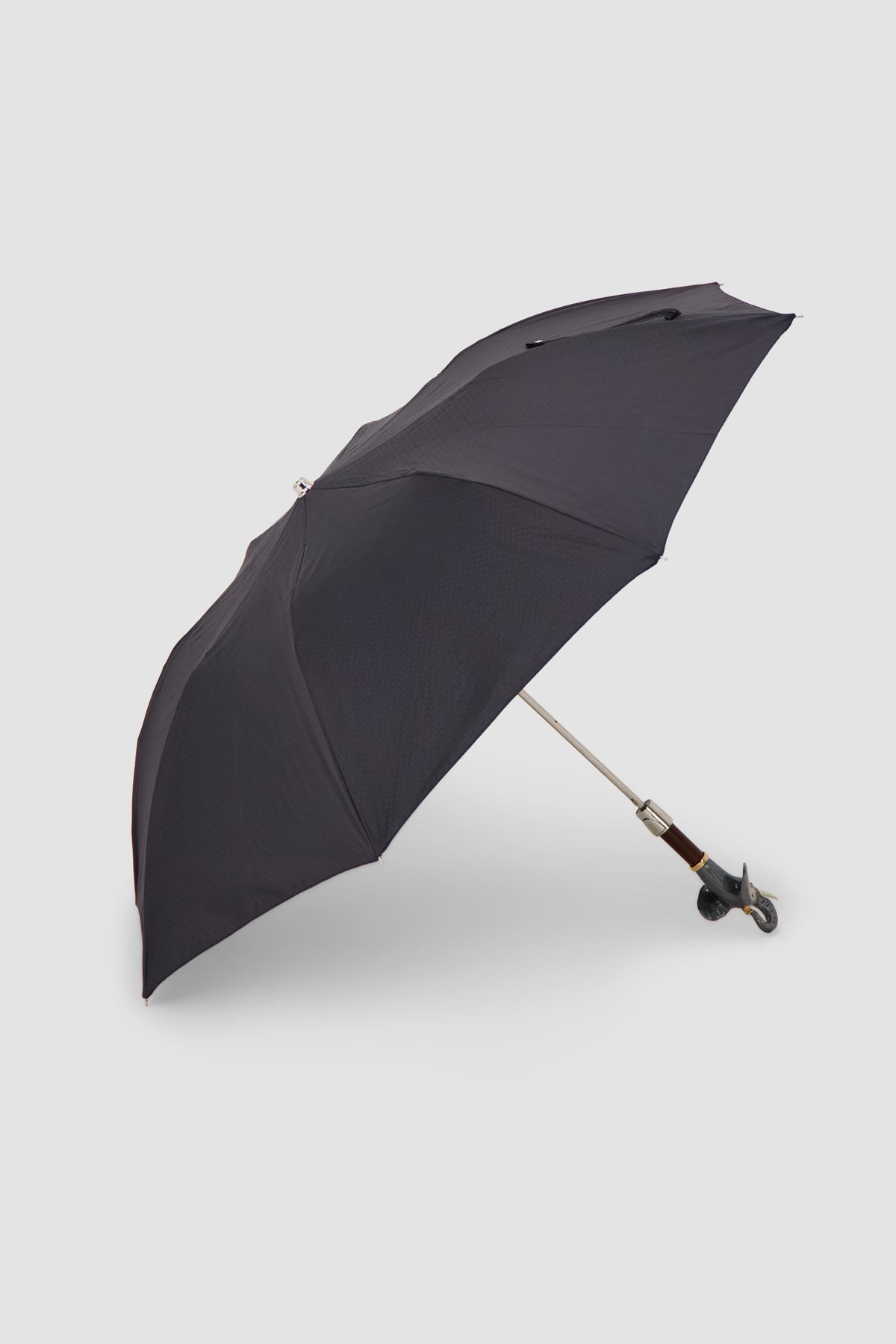 Pasotti Blue/Brown Elephant Umbrella Compact