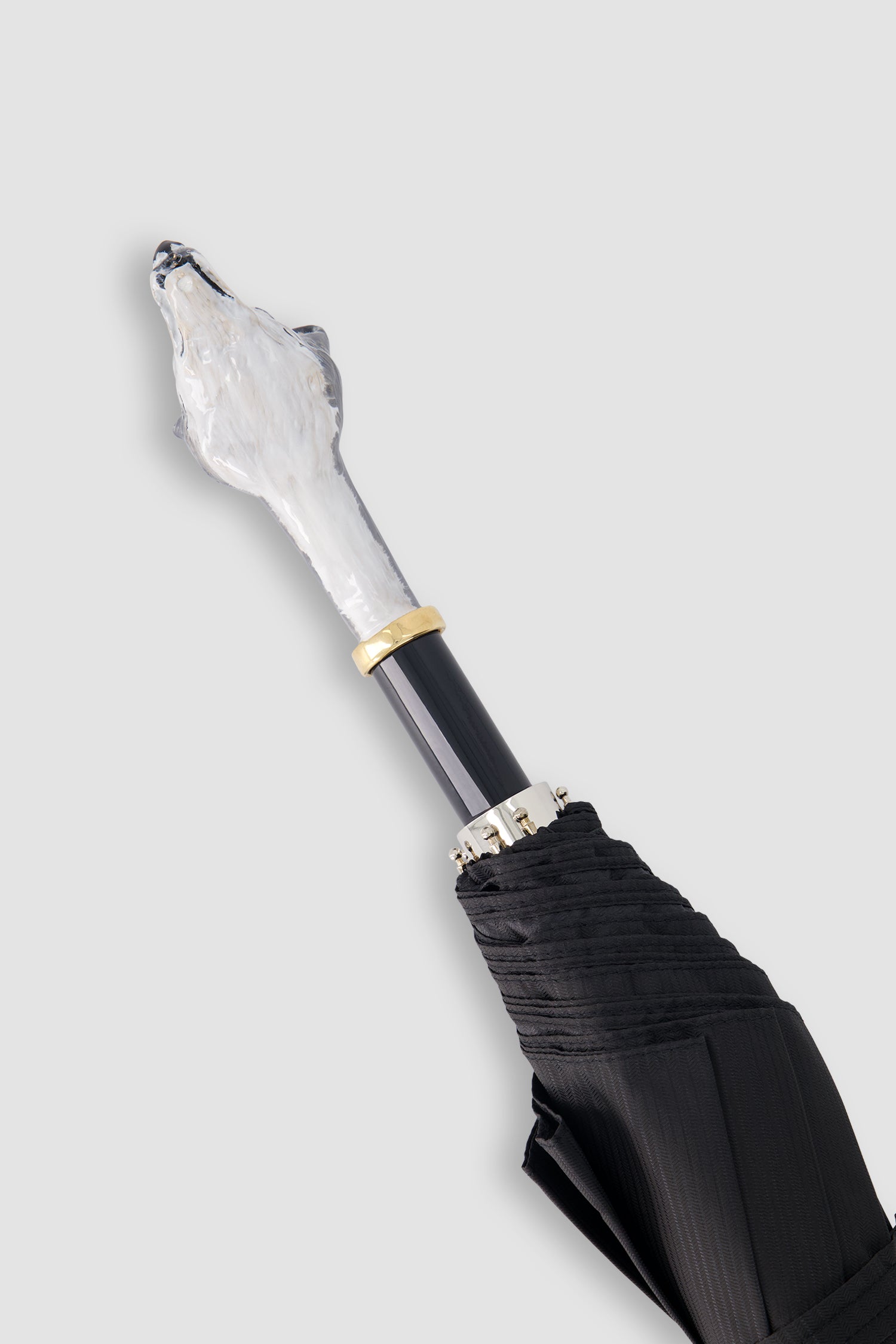 Pasotti Black Wolf Umbrella Compact