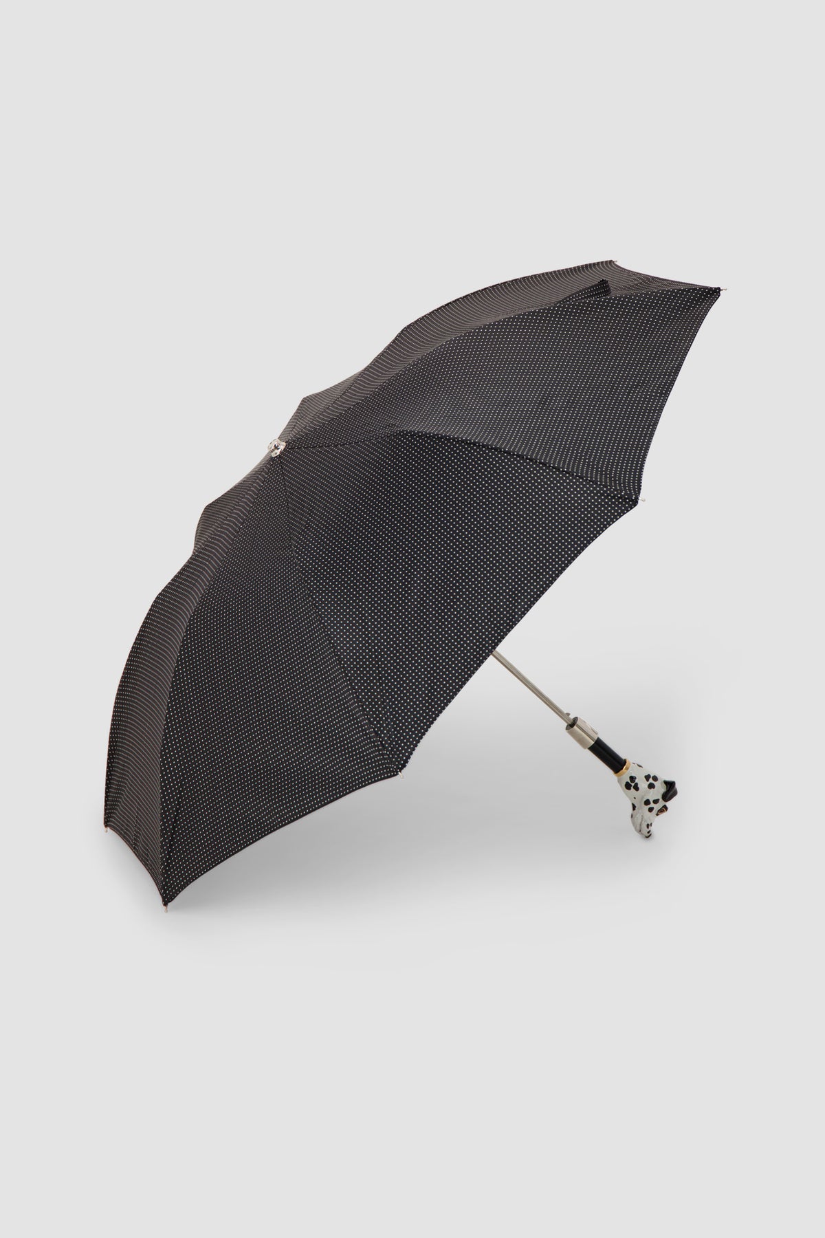 Pasotti Black Dalmatian Umbrella Compact