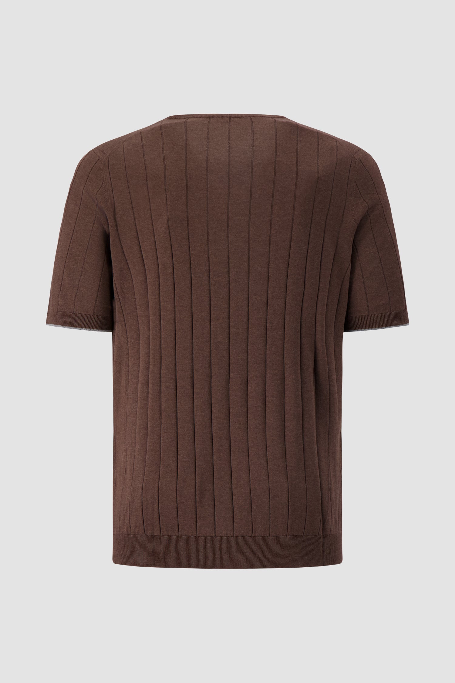 Barba Napoli Brown Paricollo Knit Tshirt