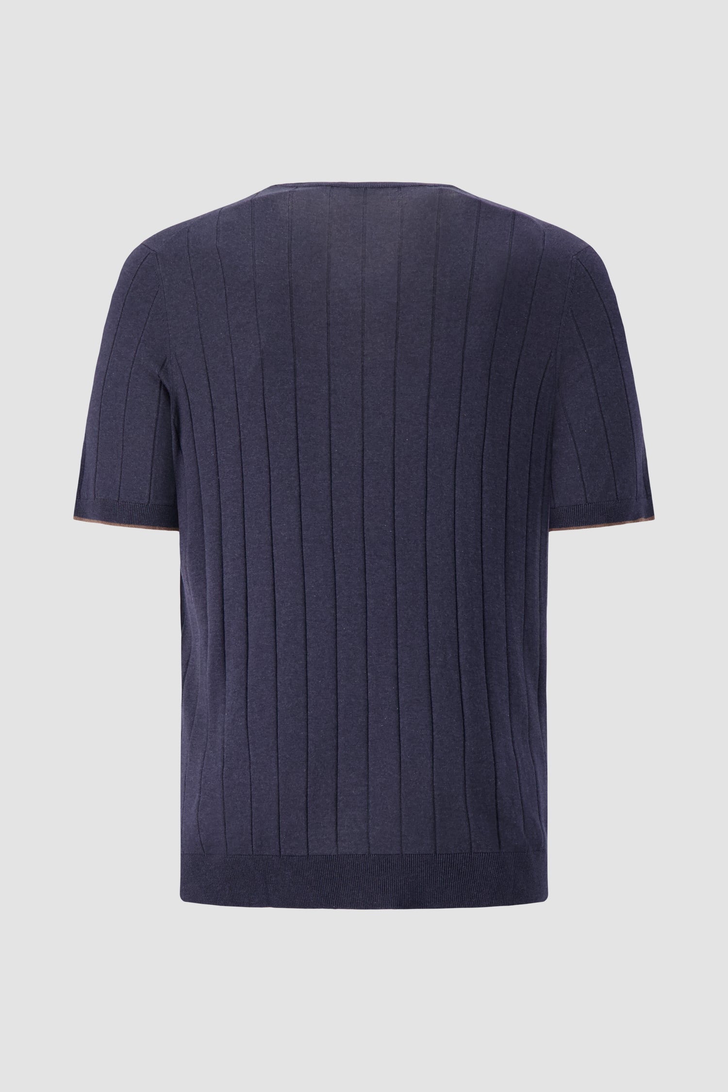 Barba Napoli Navy Paricollo Knit Tshirt