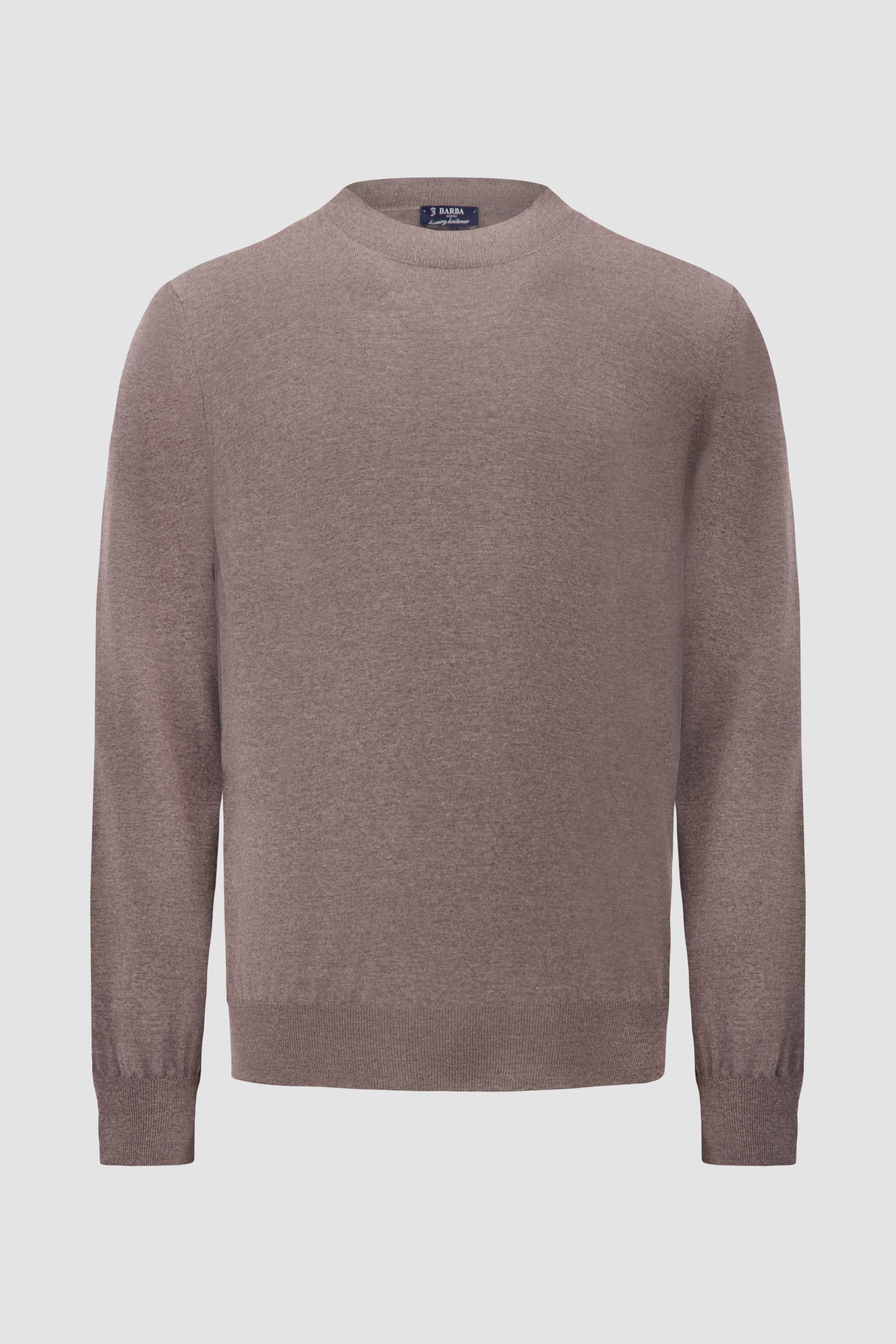 Barba Napoli Light Brown Knit Sweater
