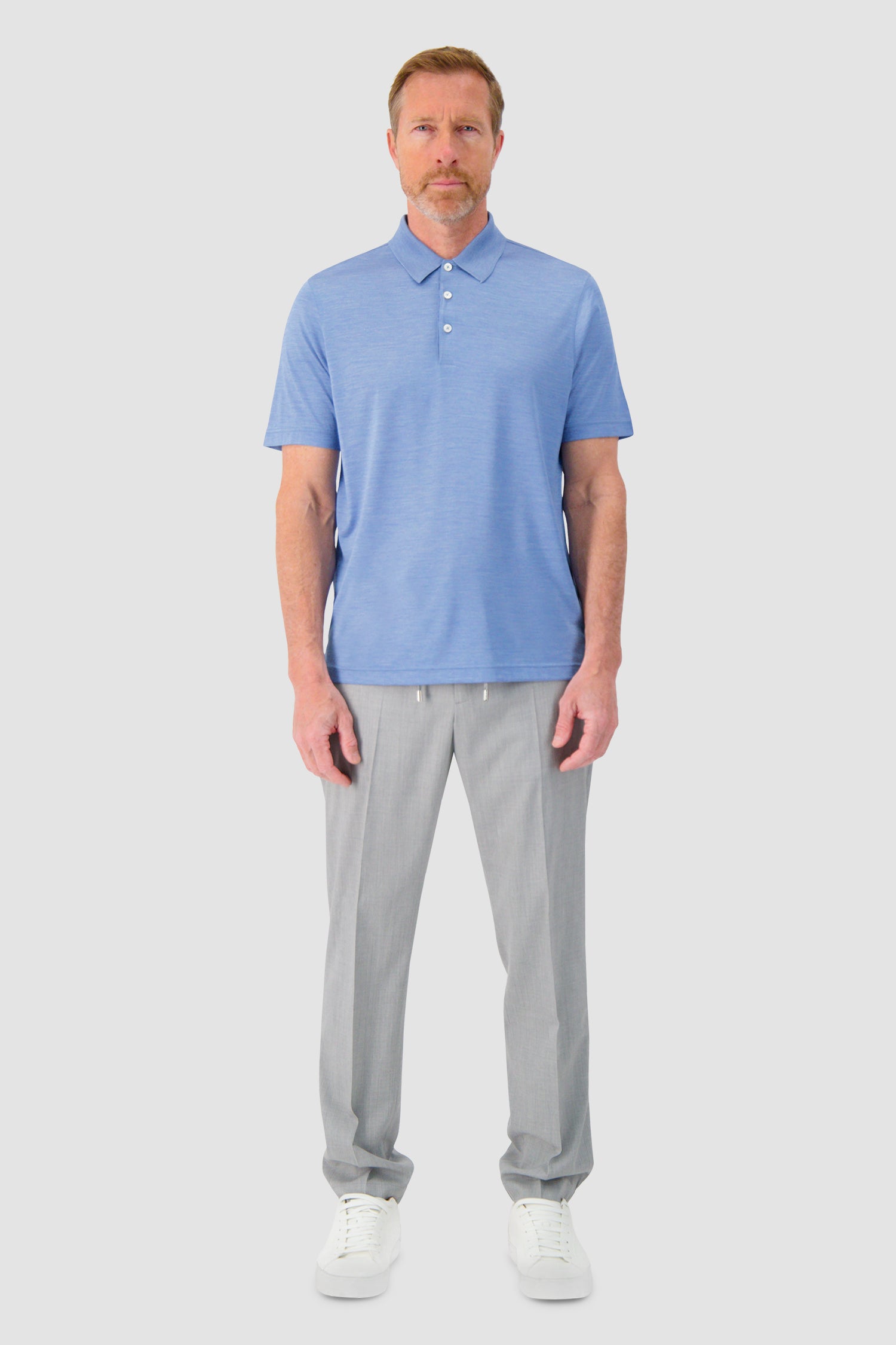 Barba Napoli Tennis Blue Polo