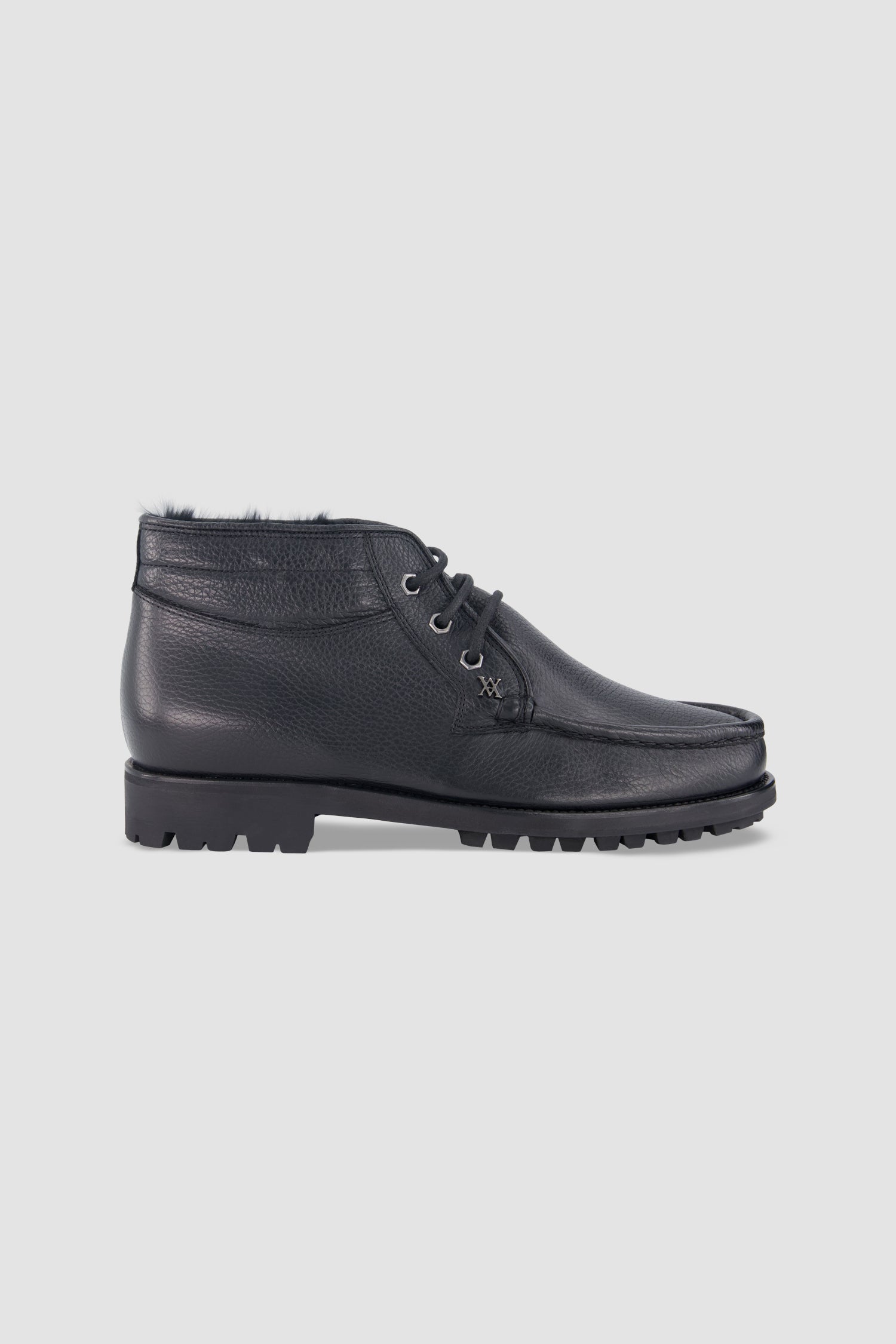 Artioli Black Lace-up Sport Loafers