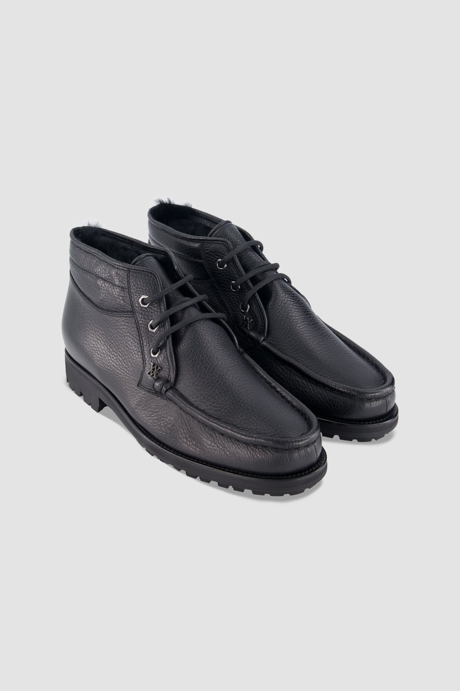 Artioli Black Lace-up Sport Loafers