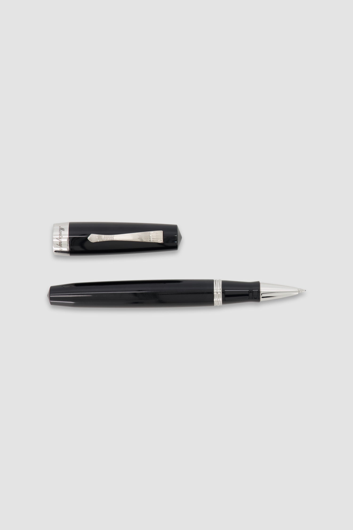 Montegrappa Elmo 02 Rollerball Pen, Jet Black