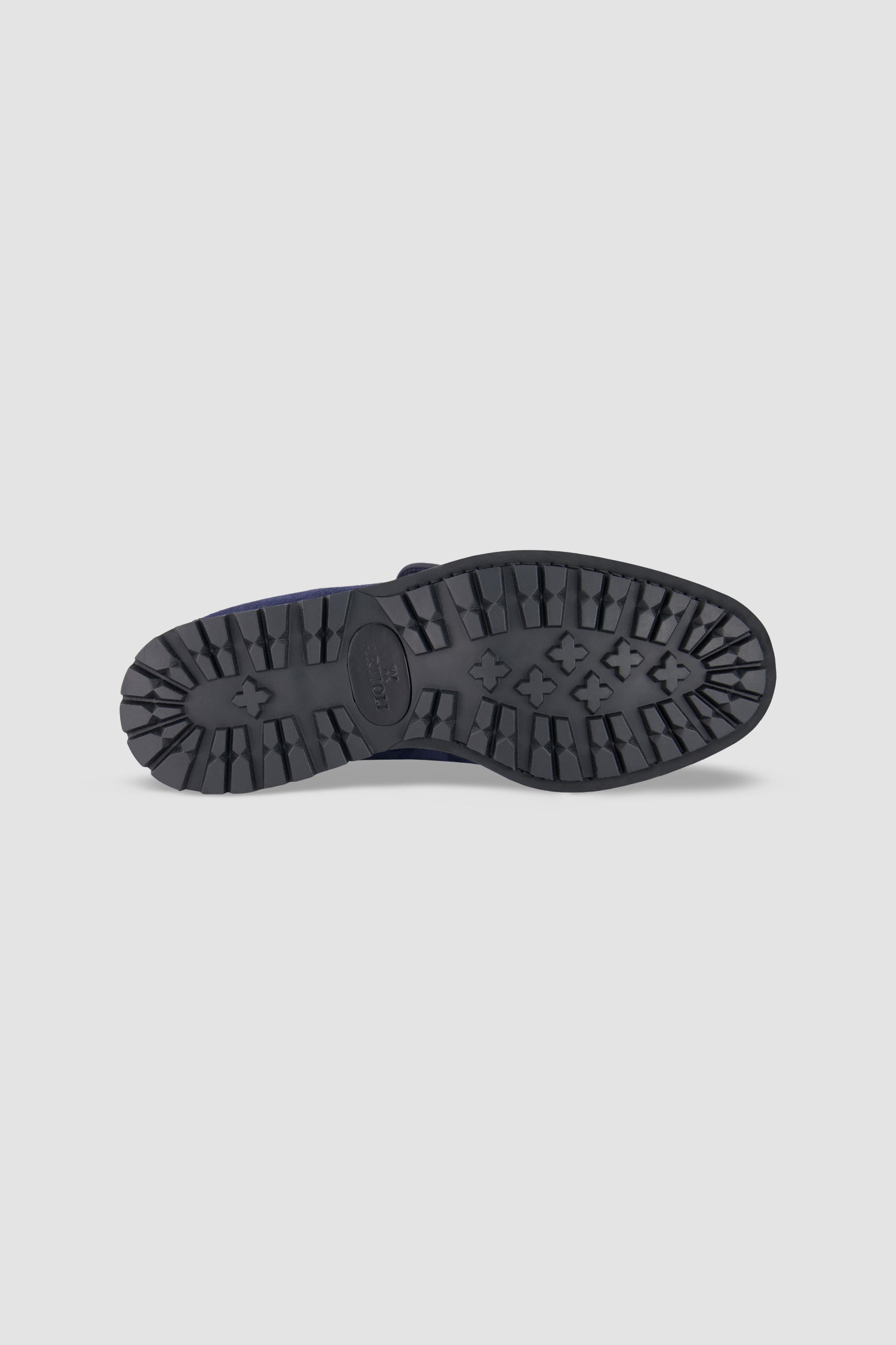 Artioli Navy Suede Loafers